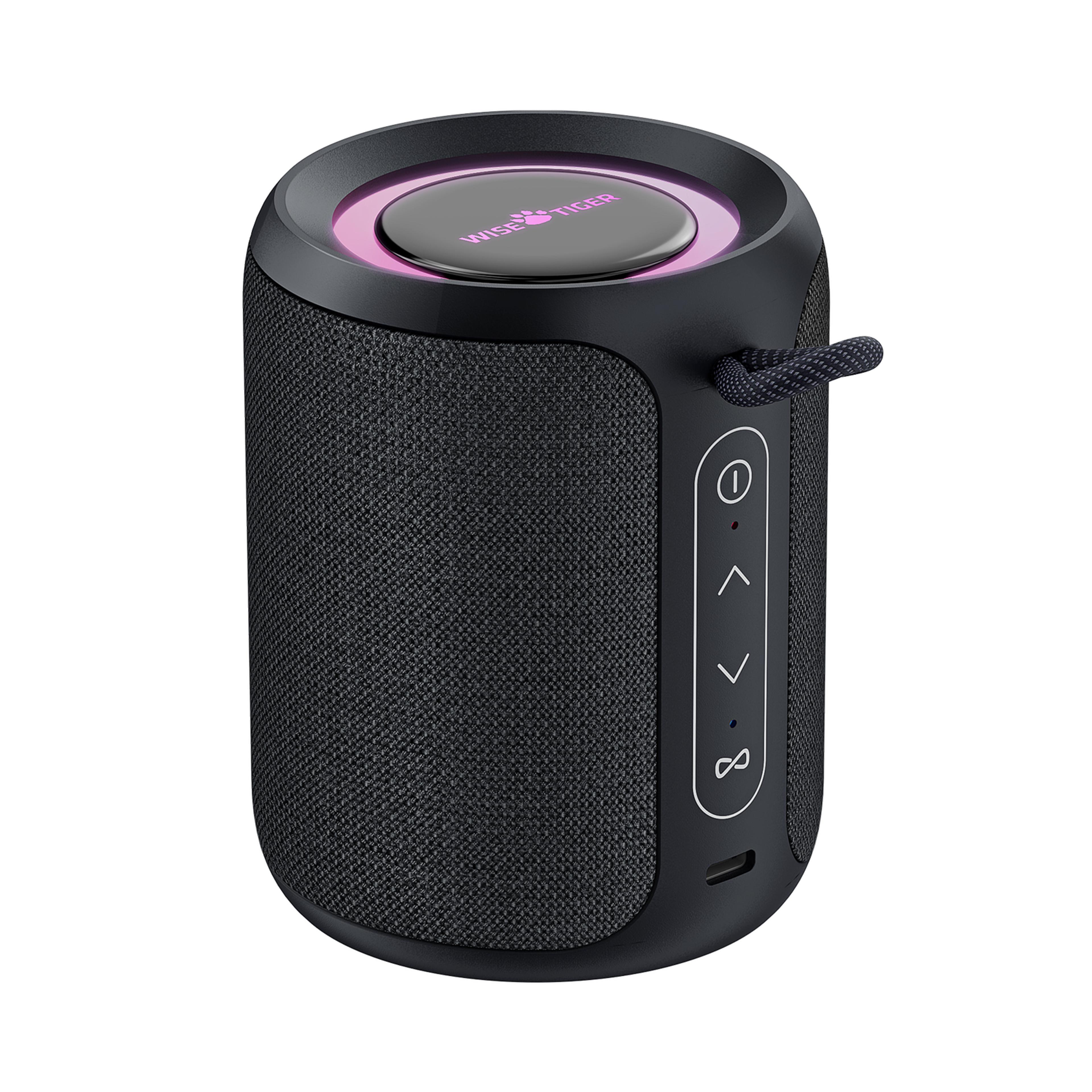 portable bluetooth speaker waterproof with bass boost tws dual pairing & bluetooth