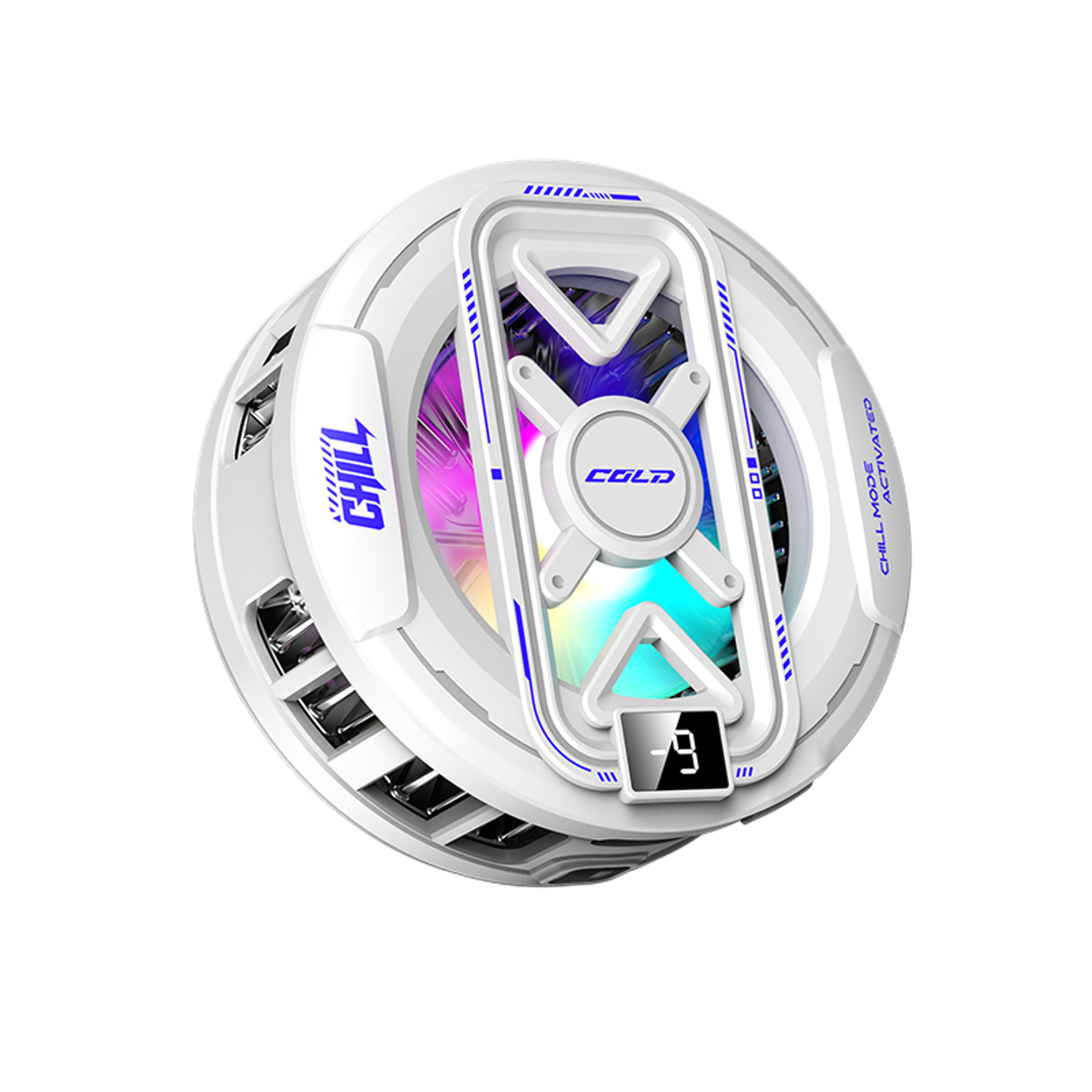 magnetic phone cooling fan with semiconductor cooling for iphone & android gaming
