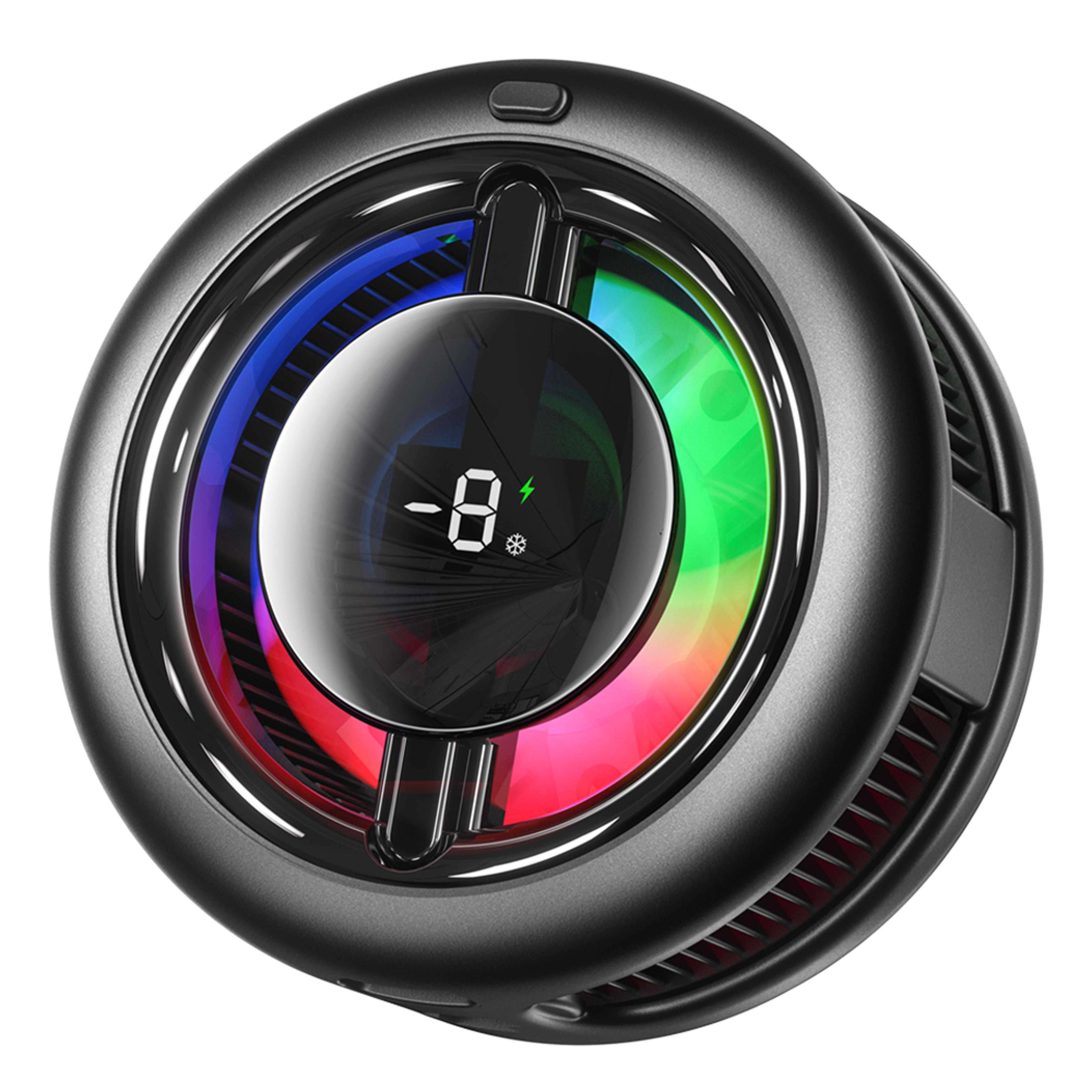 magnetic phone cooler with wireless charger for gaming & fast cooling