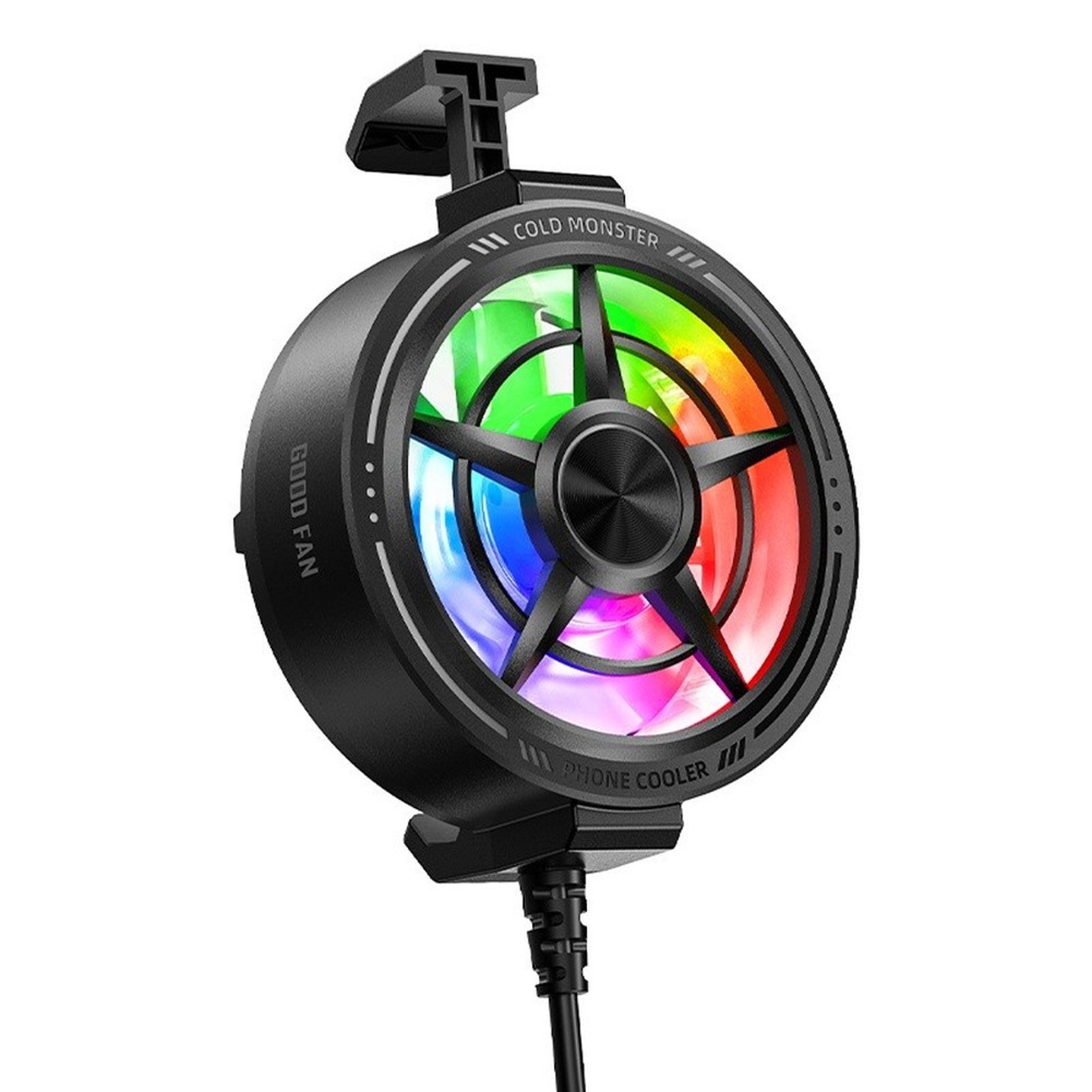 rgb phone cooling fan clip usb mobile phone cooler for gaming phones
