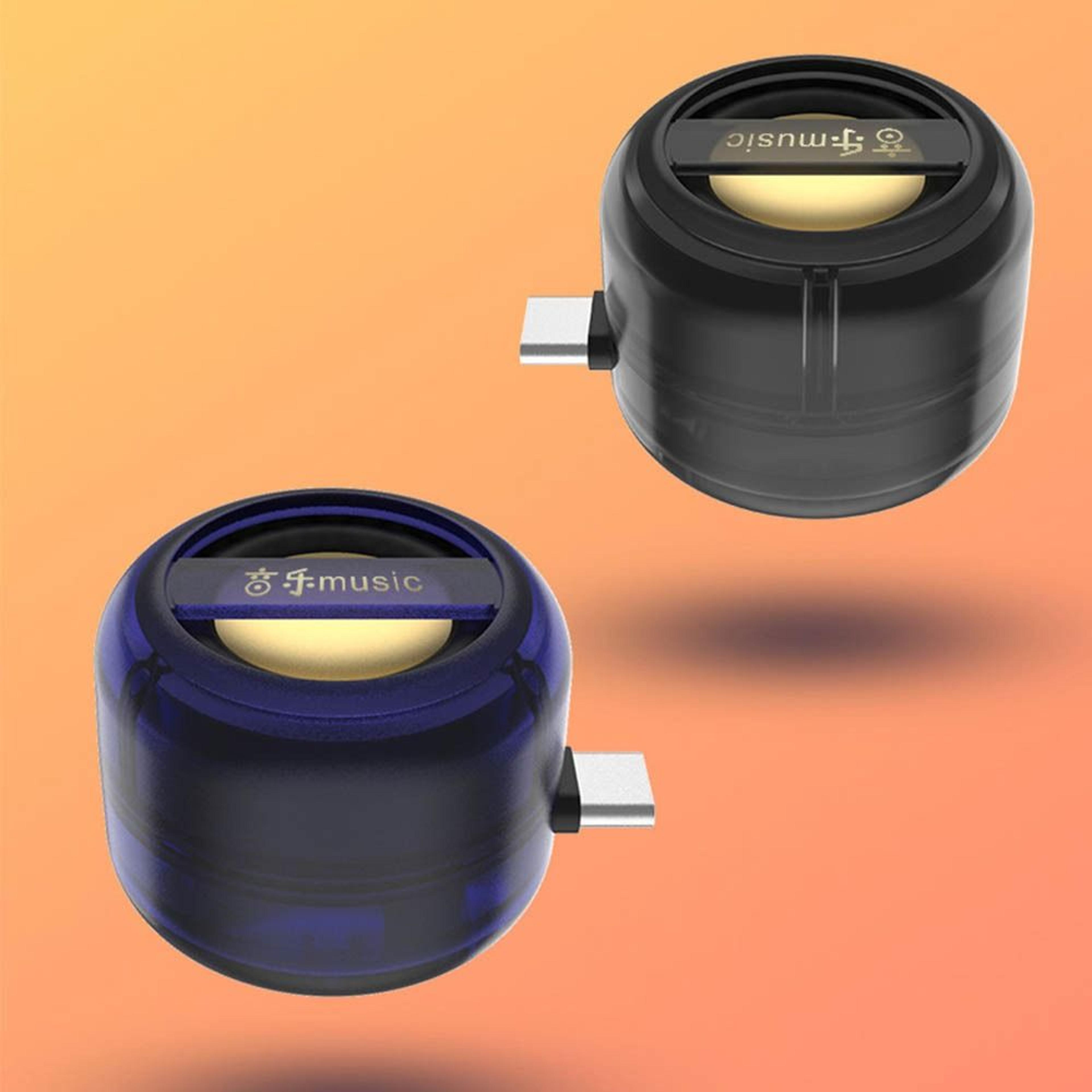 portable type c mini speaker plug and play usb c phone speaker with enhanced stereo sound
