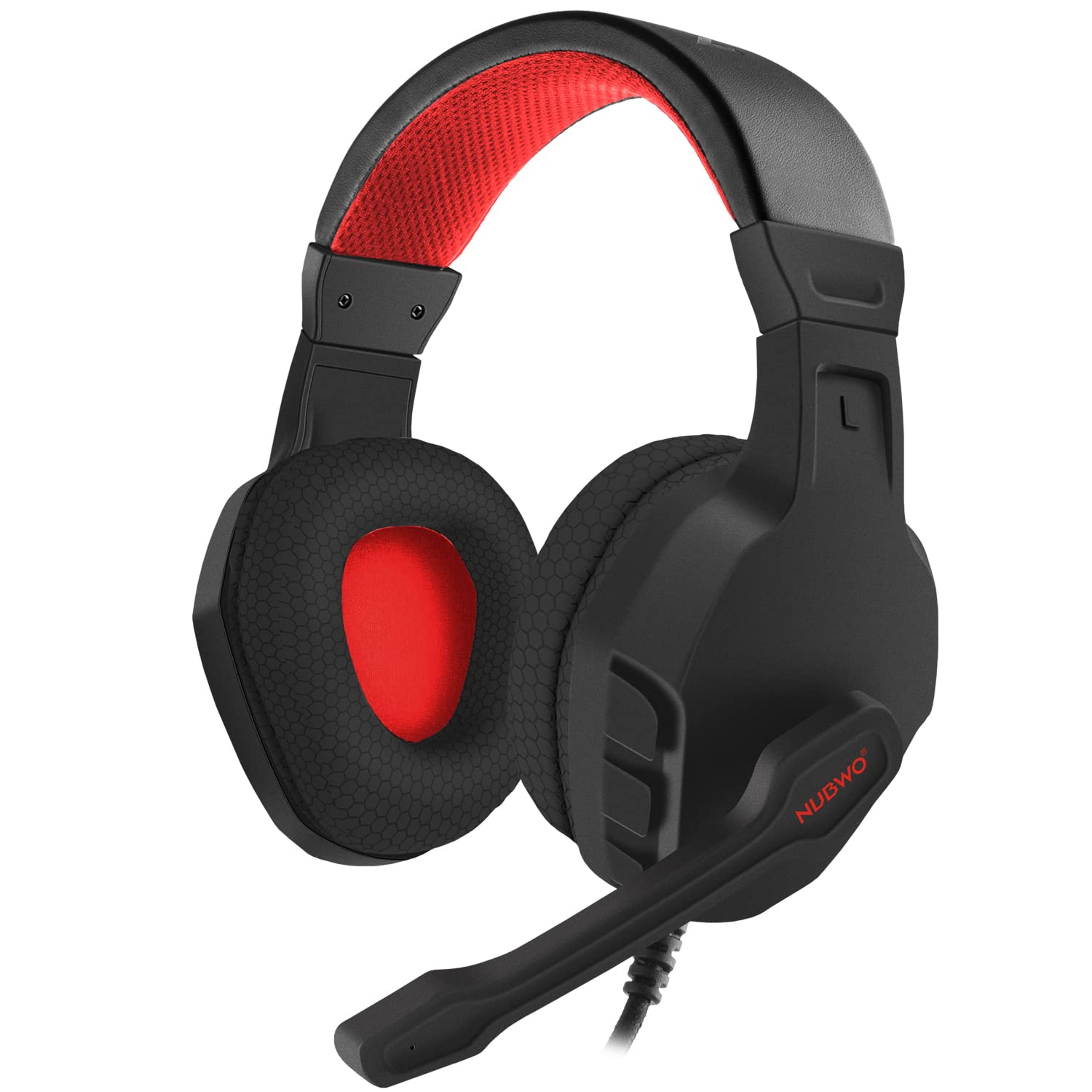 gaming headset with microphone stereo pc headphones for laptop & computer