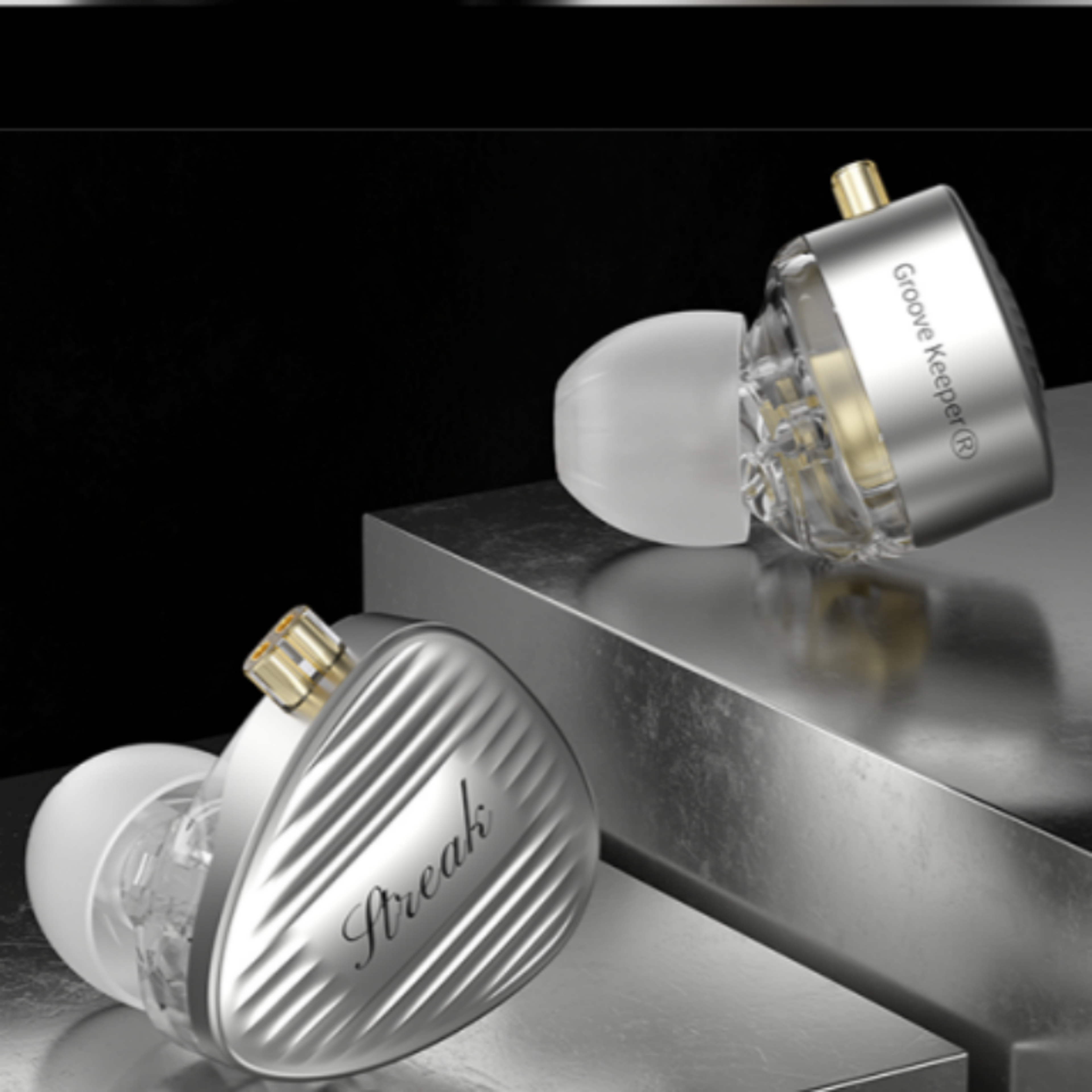 gk streak hifi in ear earphones with dynamic driver and micro planar tweeter