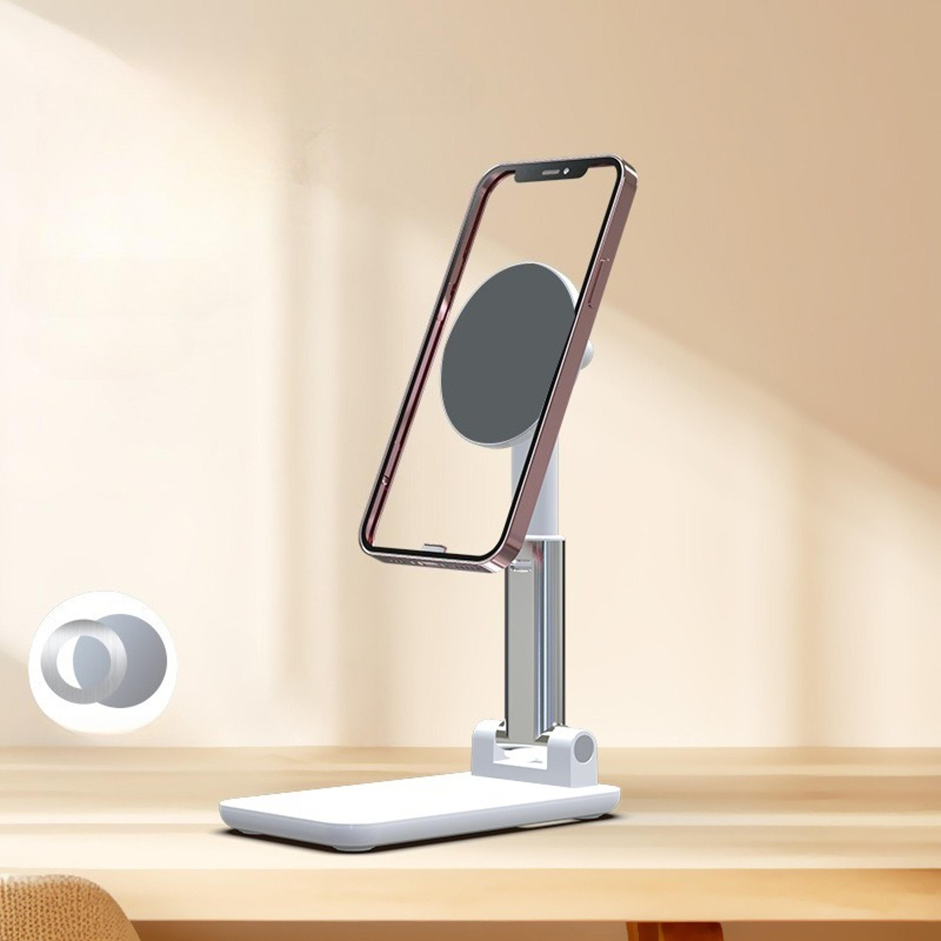magsafe magnetic phone stand foldable desktop holder for iphone tablets & live streaming