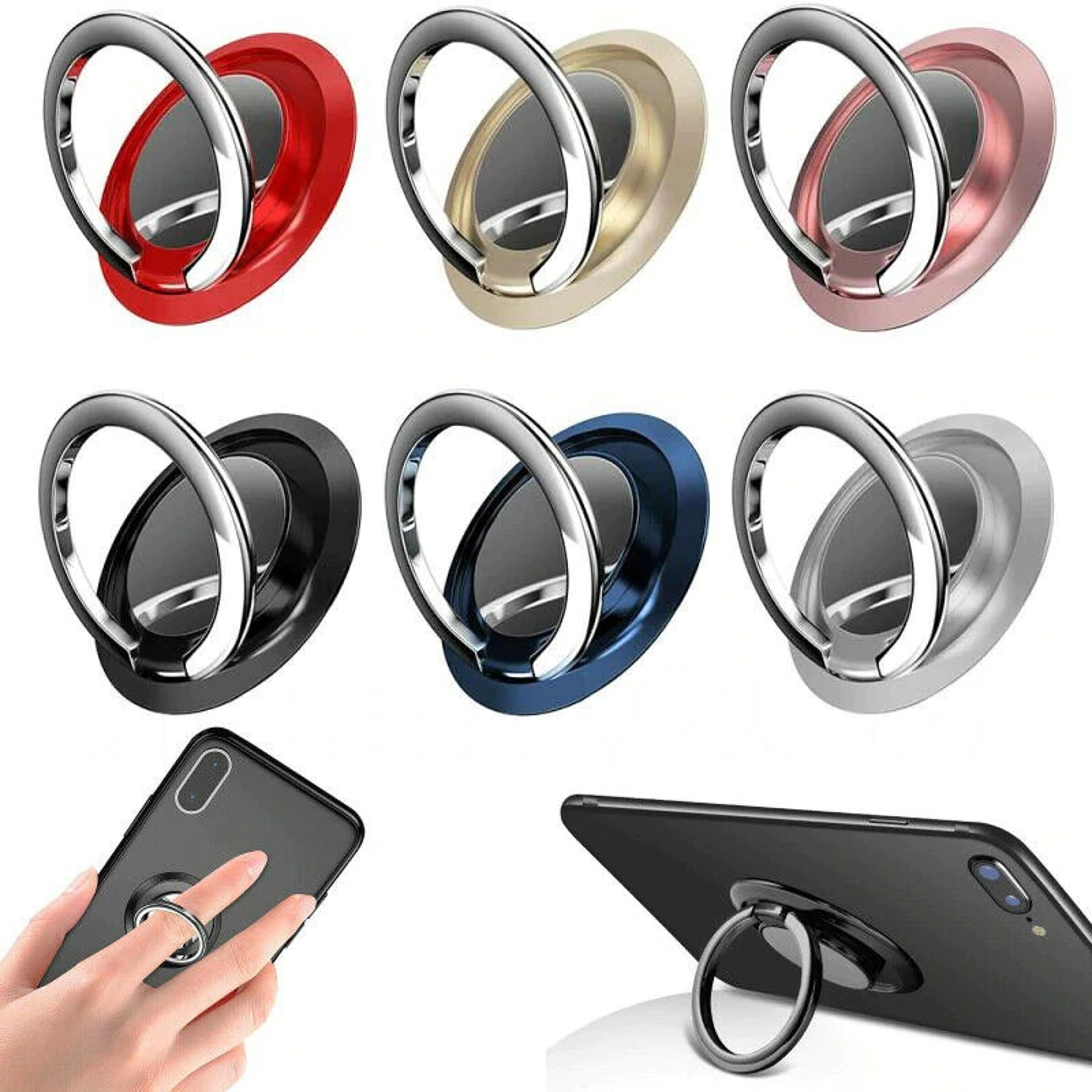 rotating phone ring holder magnetic phone grip stand for smartphones