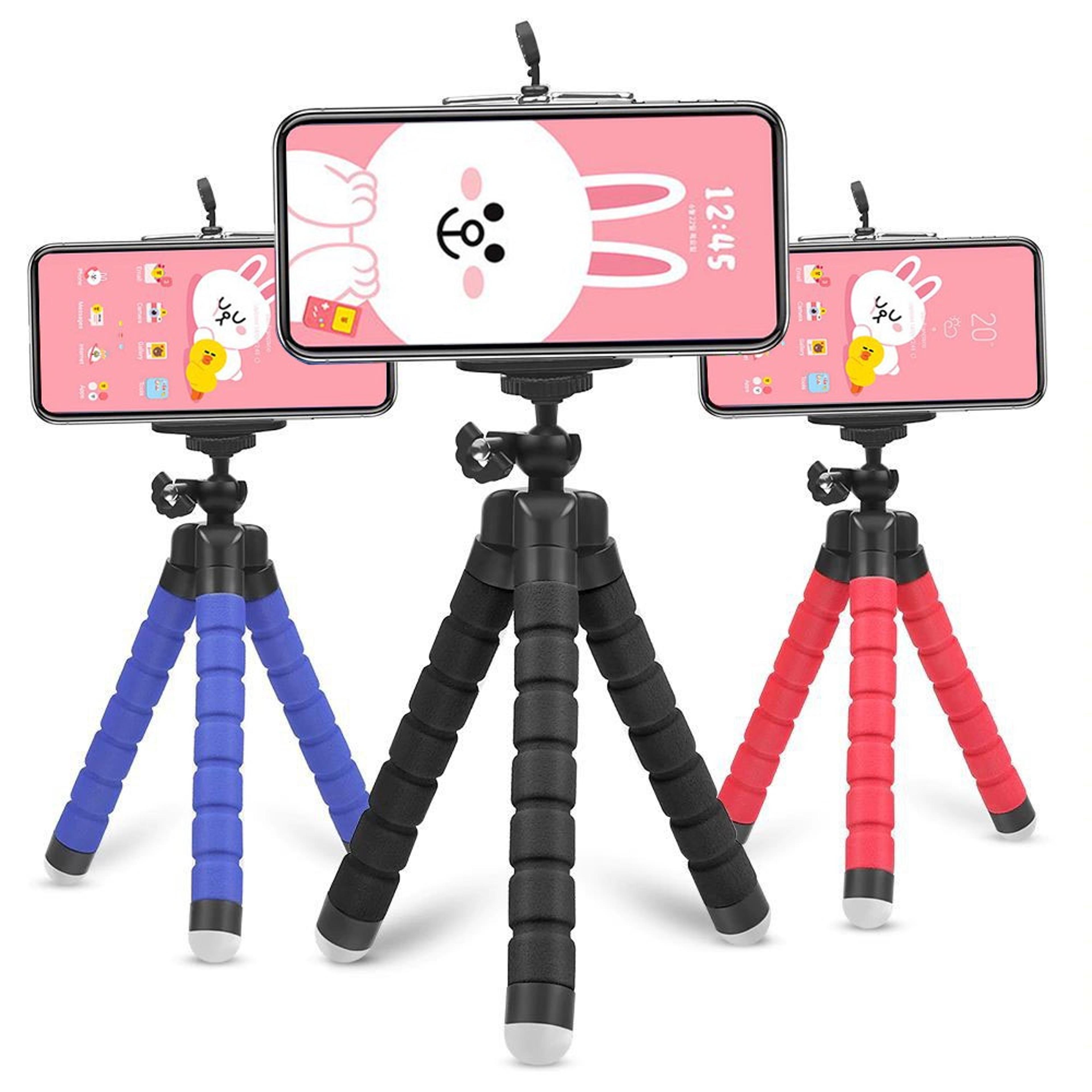 flexgrip flexible phone tripod octopus universal phone mount with adjustable clip