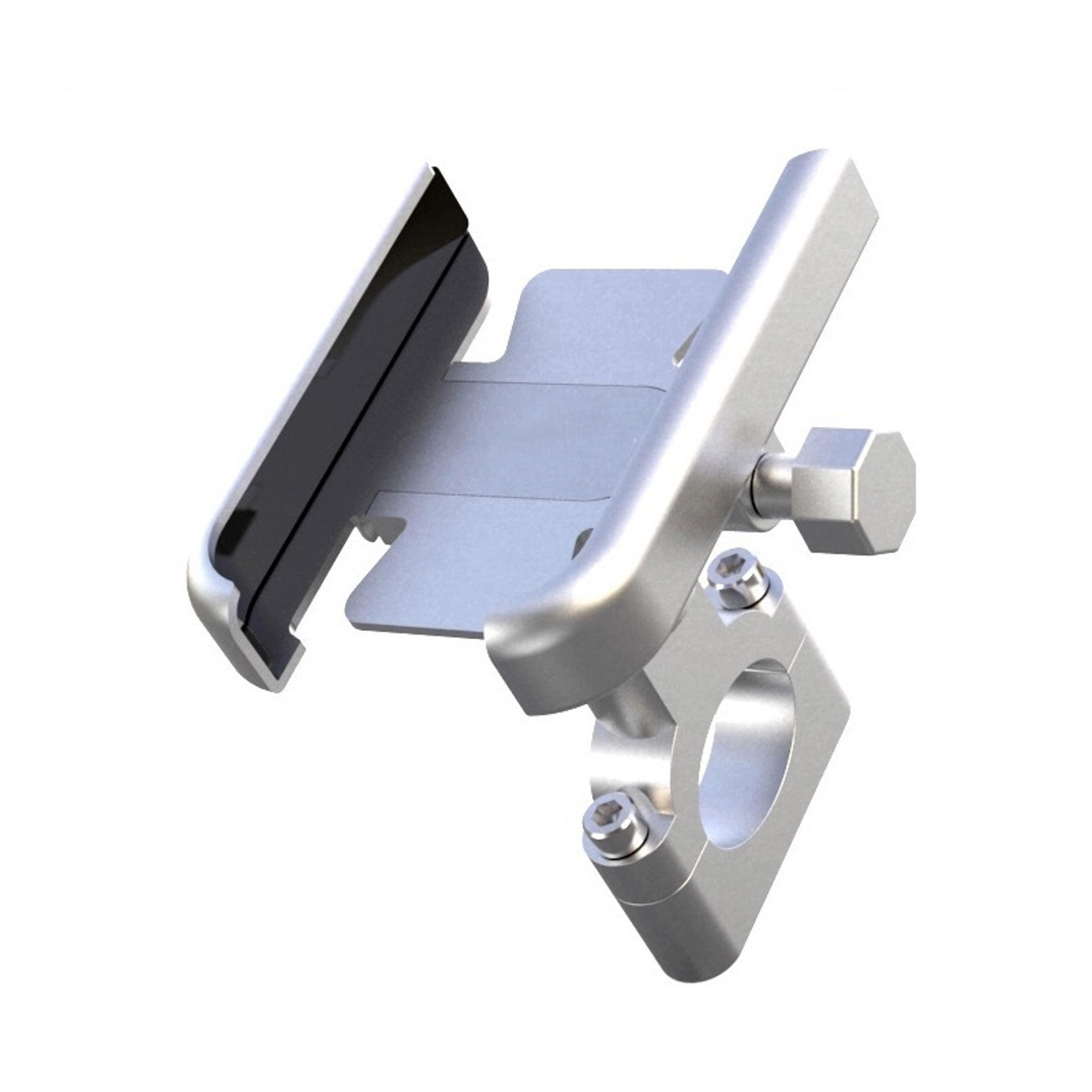 ridelock aluminum bike phone mount for motorcycle & bicycle smartphones