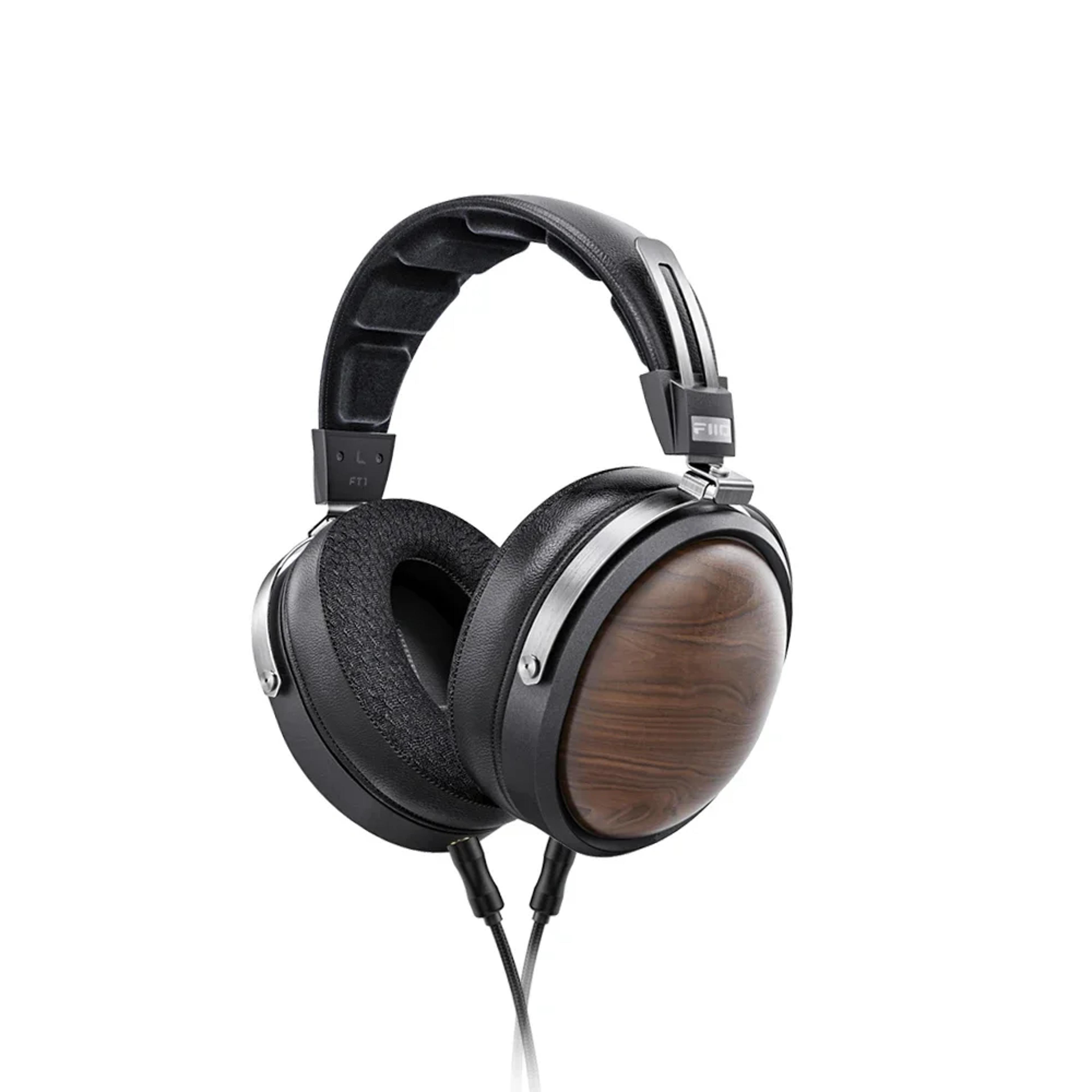 shanling north american walnut hifi wired headphones for audiophile music & studio monitoring