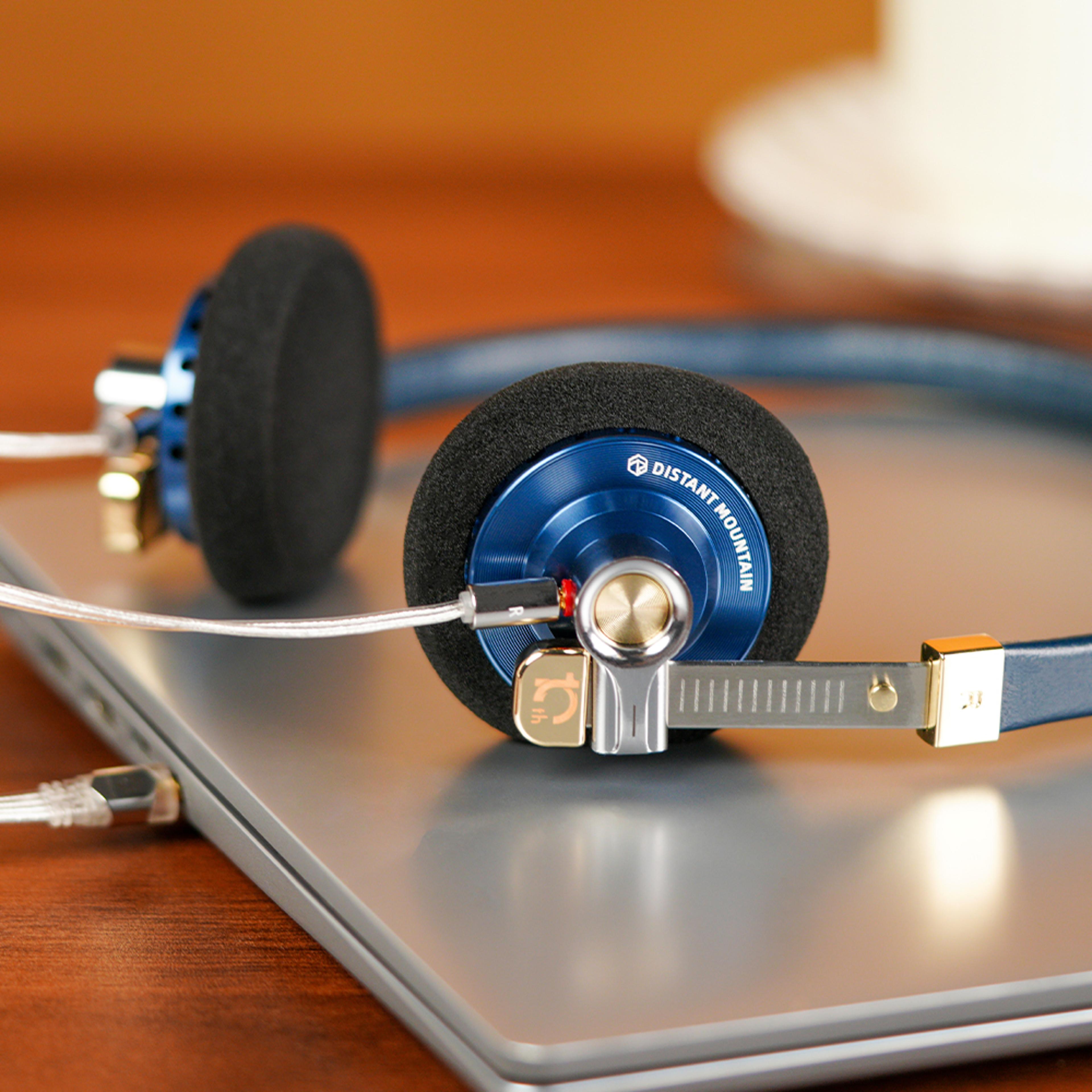 hifi on ear headphones retro wired headphones with dac