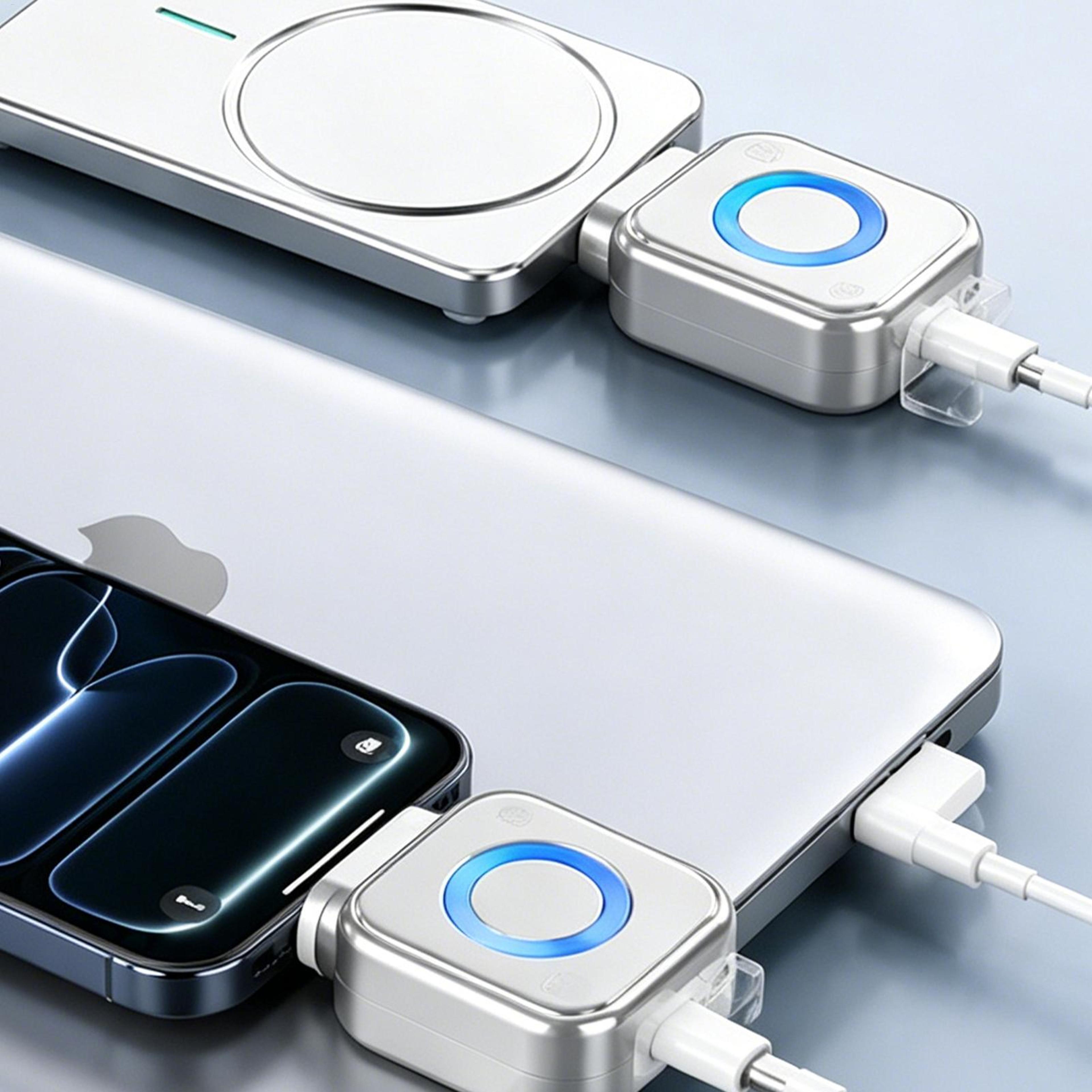 smart auto disconnect charger usb c battery protection adapter