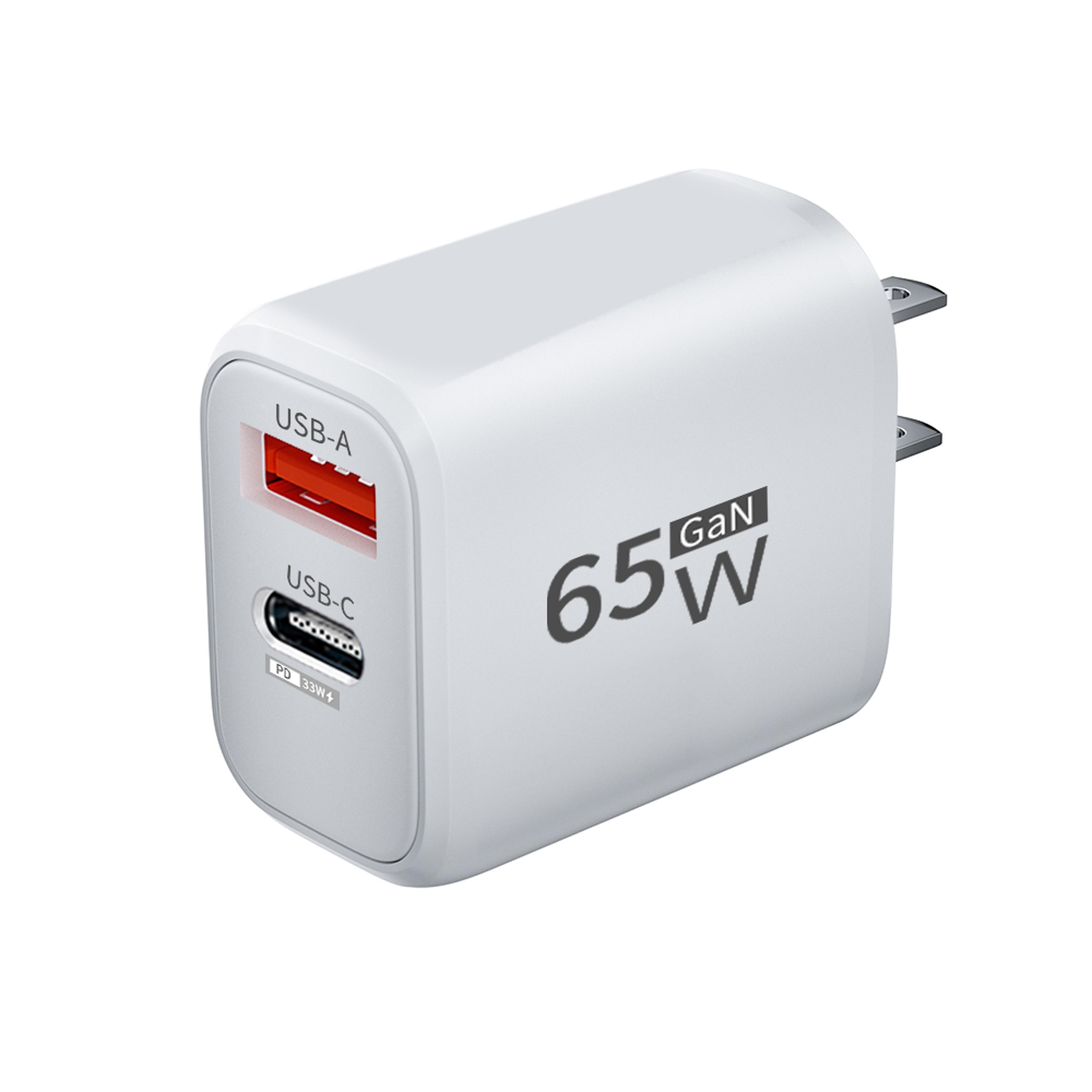 charger dual port usb c fast charger pd wall adapter