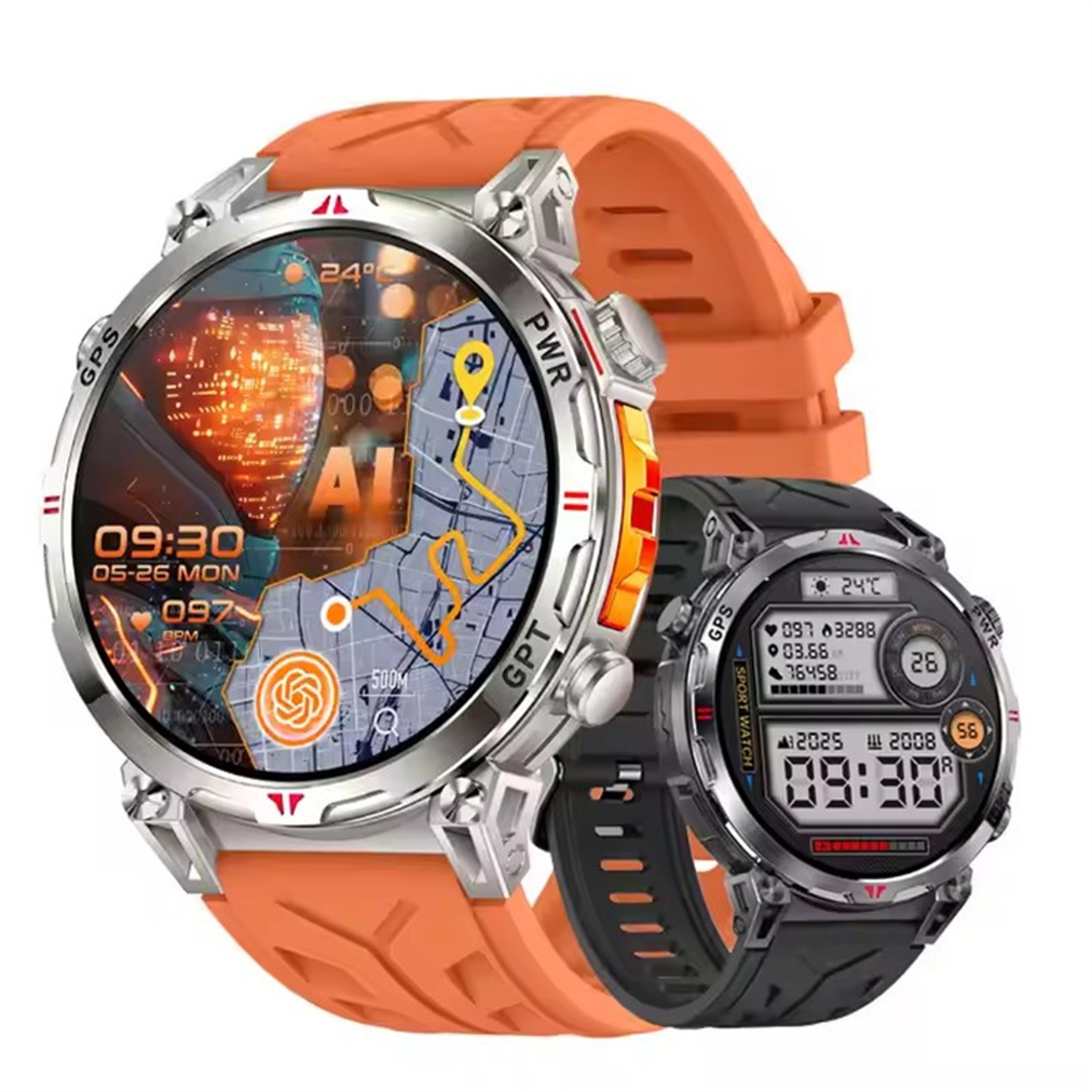 bluetooth calling smartwatch with fitness tracker and long battery life