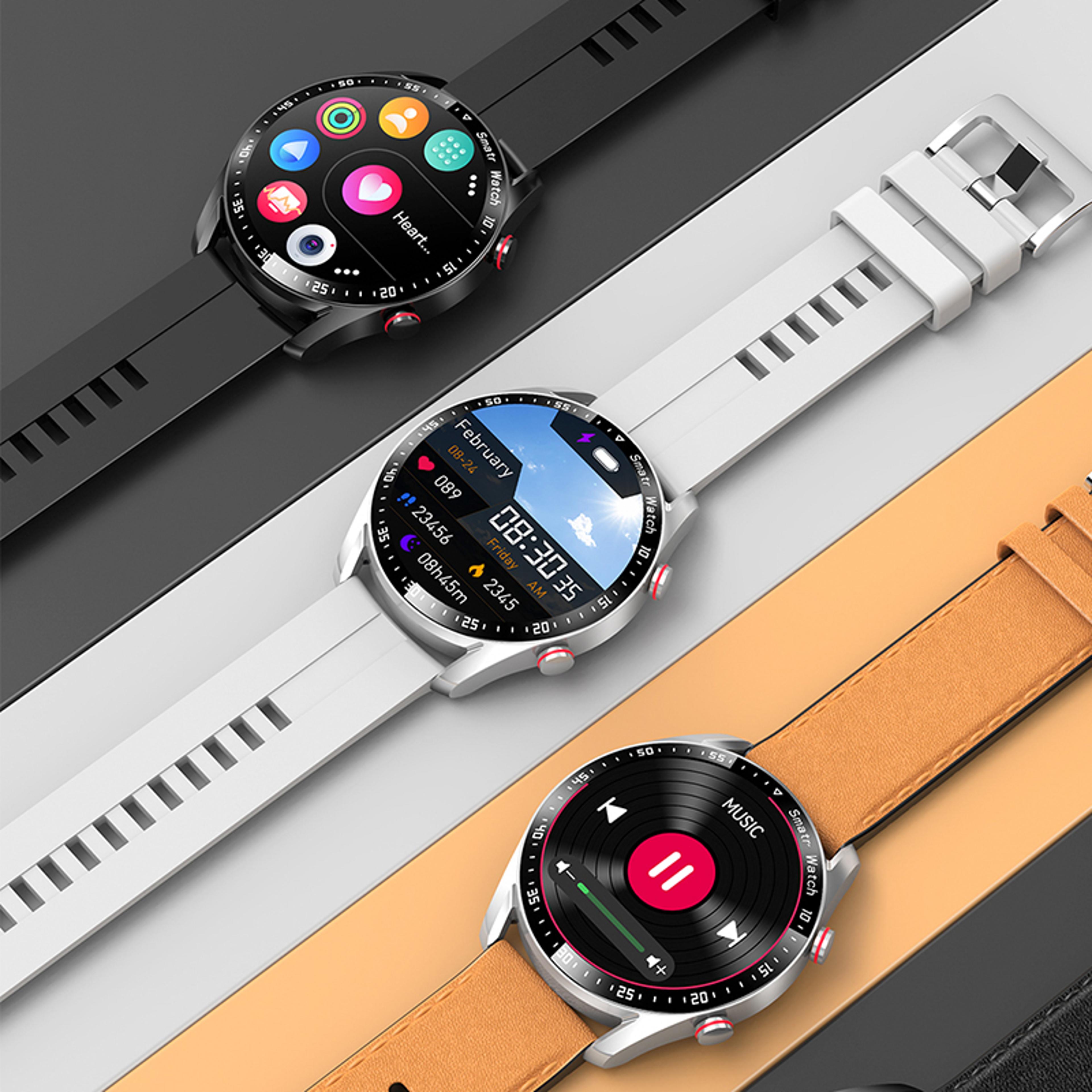 bluetooth smartwatch for men with calling fitness tracker and heart rate monitor