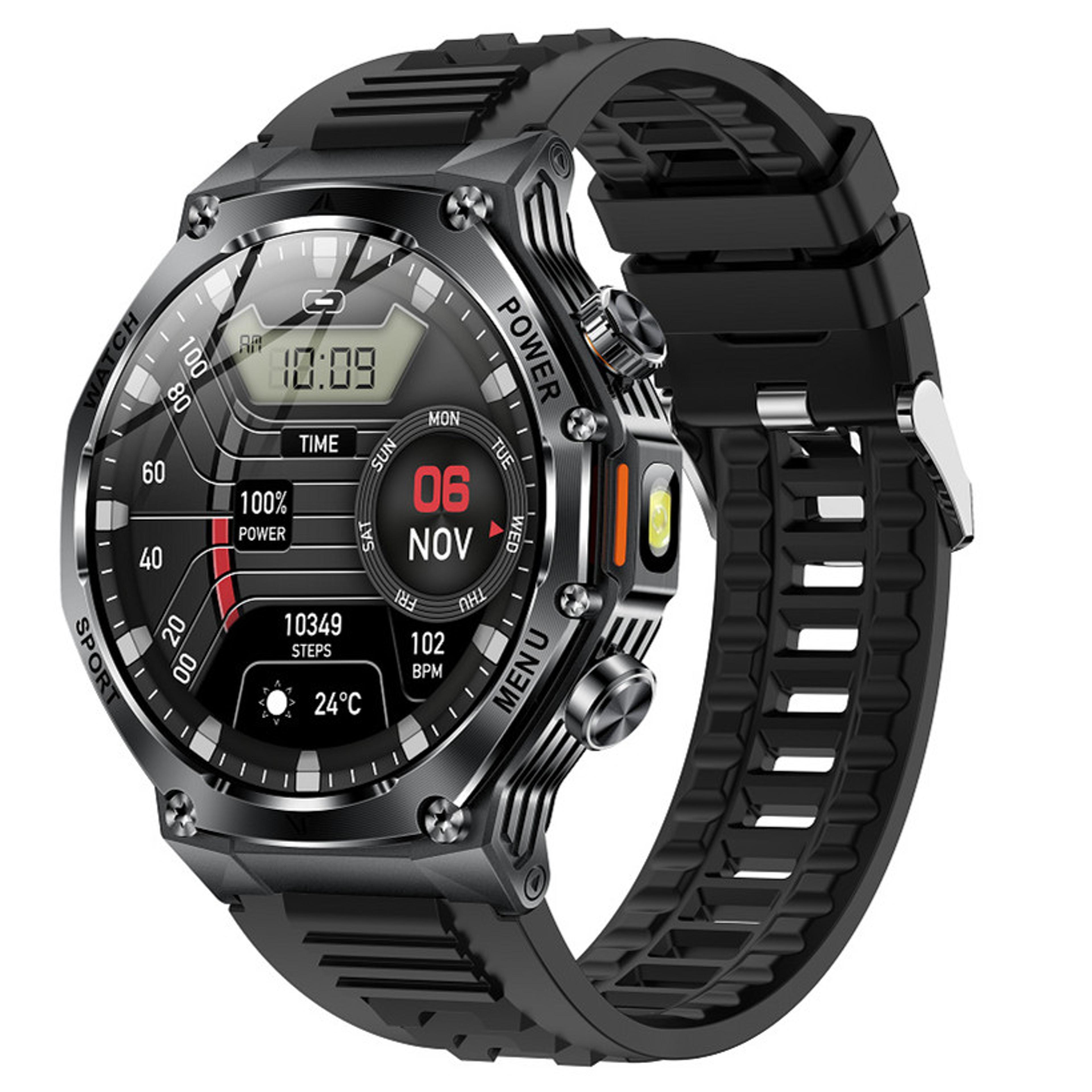 bluetooth smartwatch for men with calling multi sport fitness tracker and attery