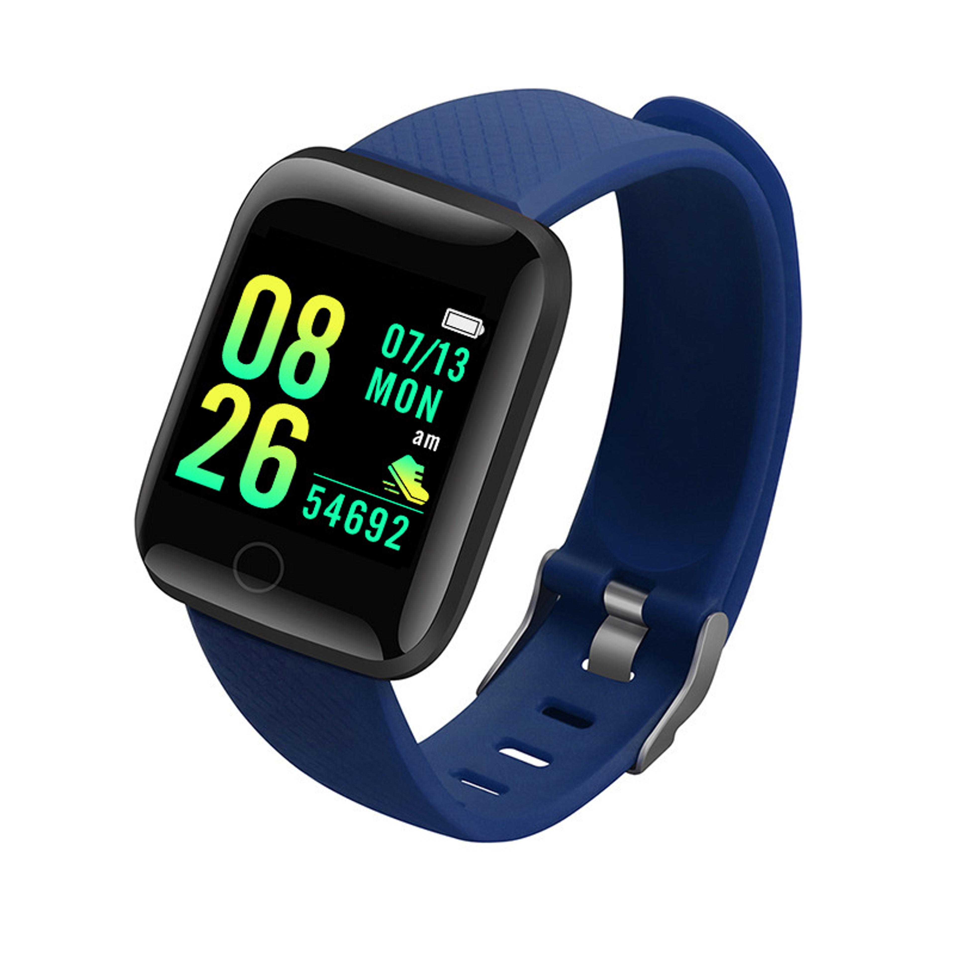 fitness smartwatch with heart rate monitor call alerts and activity tracker for android ios