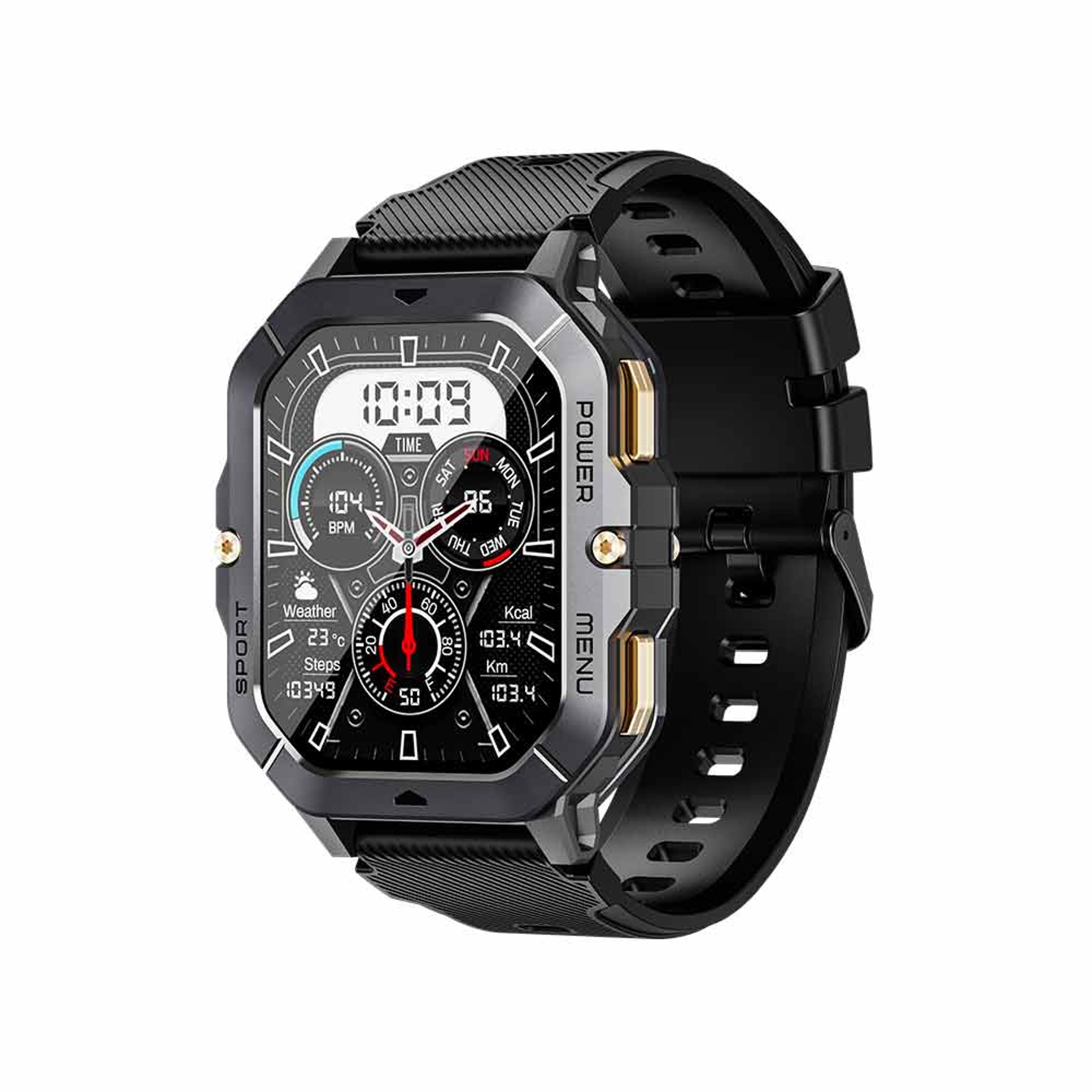 bluetooth calling smartwatch waterproof fitness tracker for android and iphone