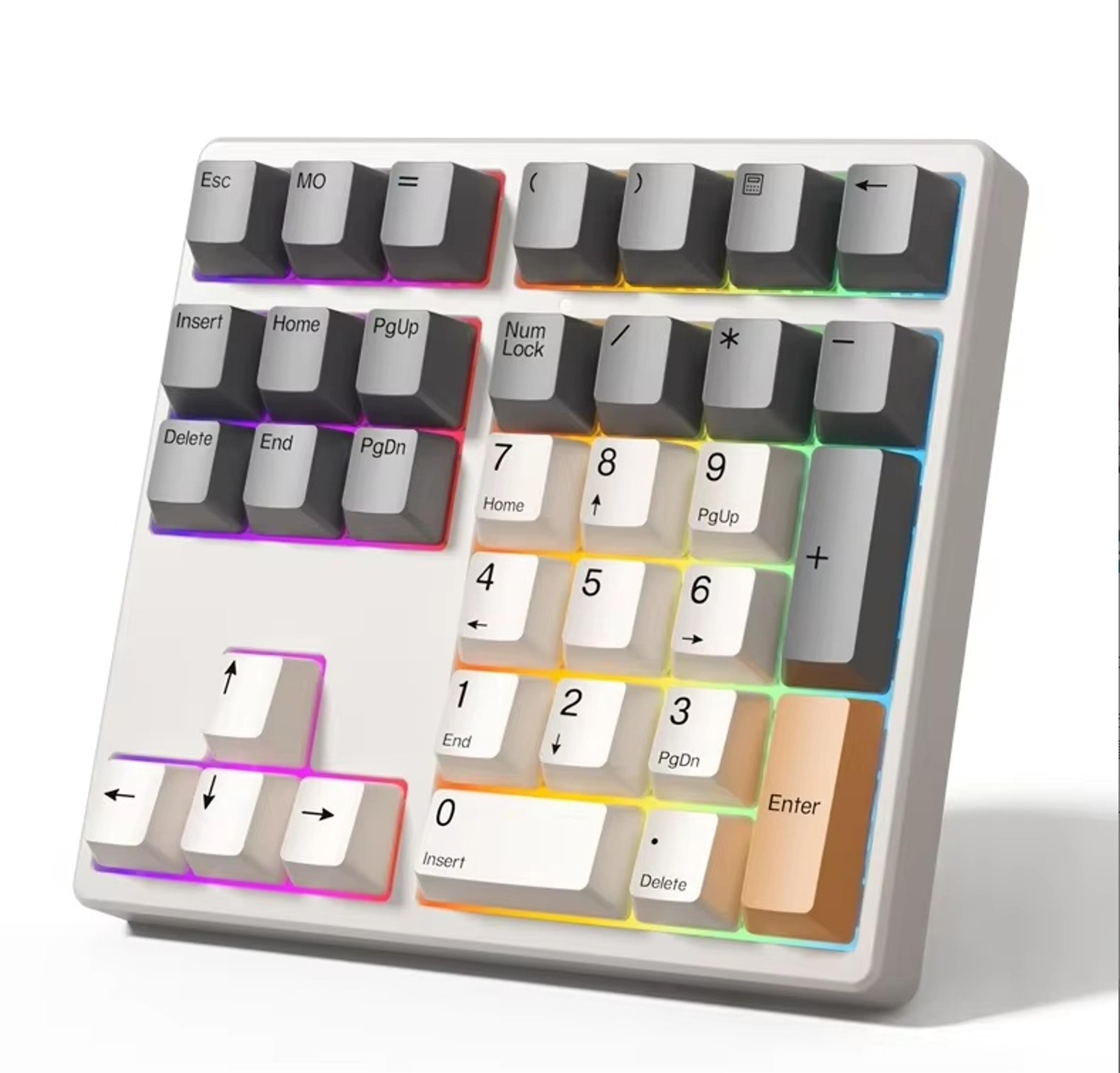 magicforce mechanical numeric keypad with qmk via rgb and hot swappable switches