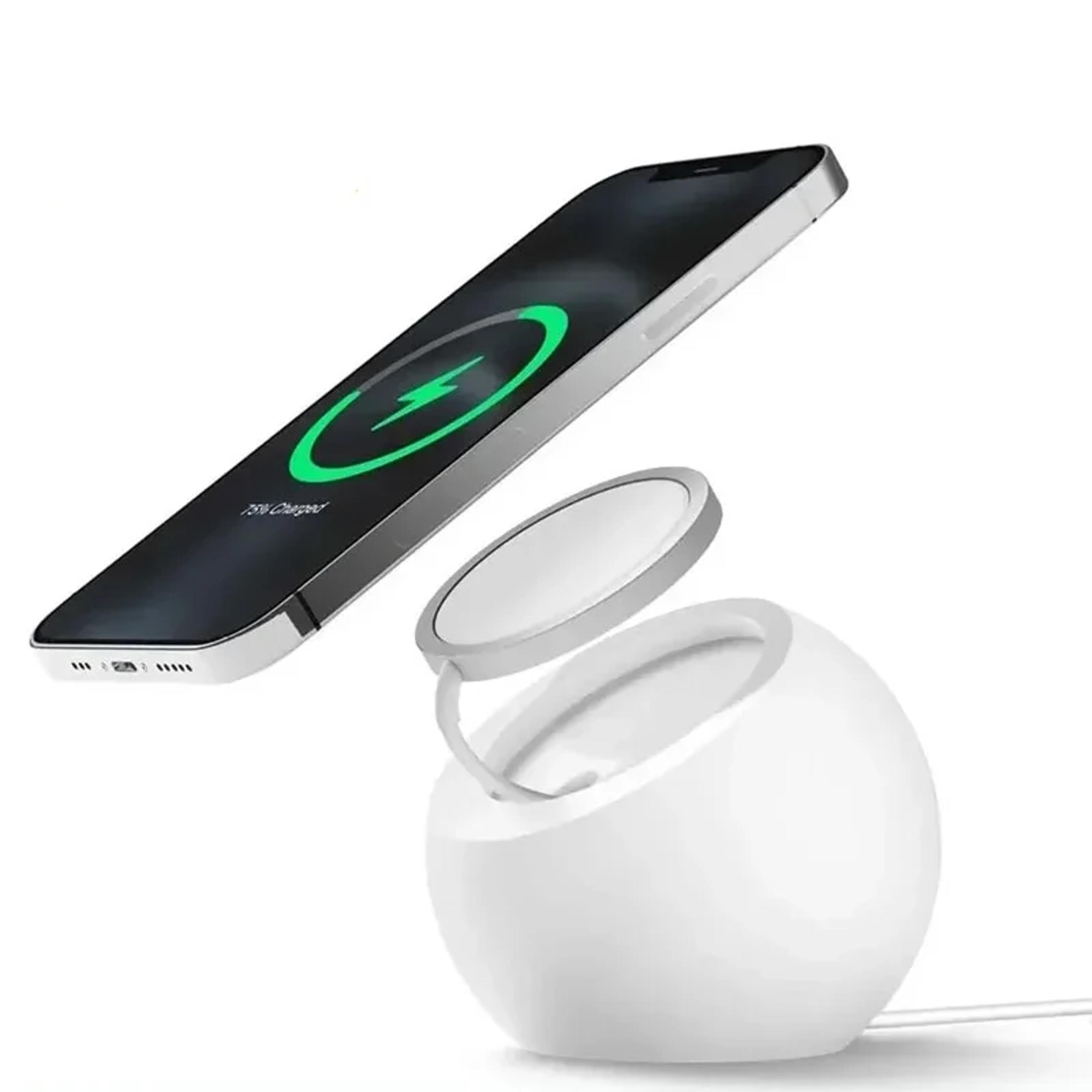 magsafe charging stand magnetic silicone desk phone holder