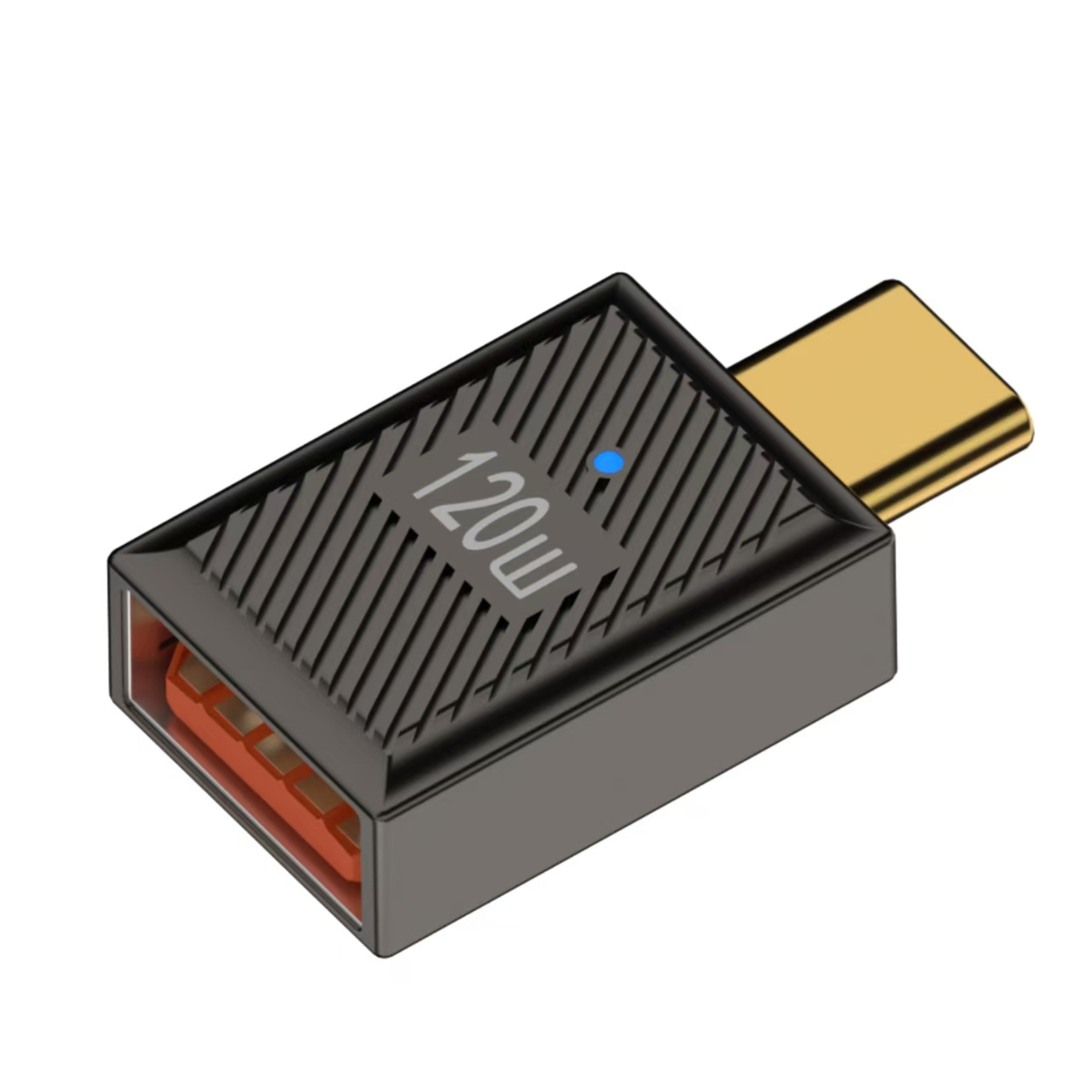 usb c otg adapter usb a to usb c adapter with fast charging & high speed data transfer