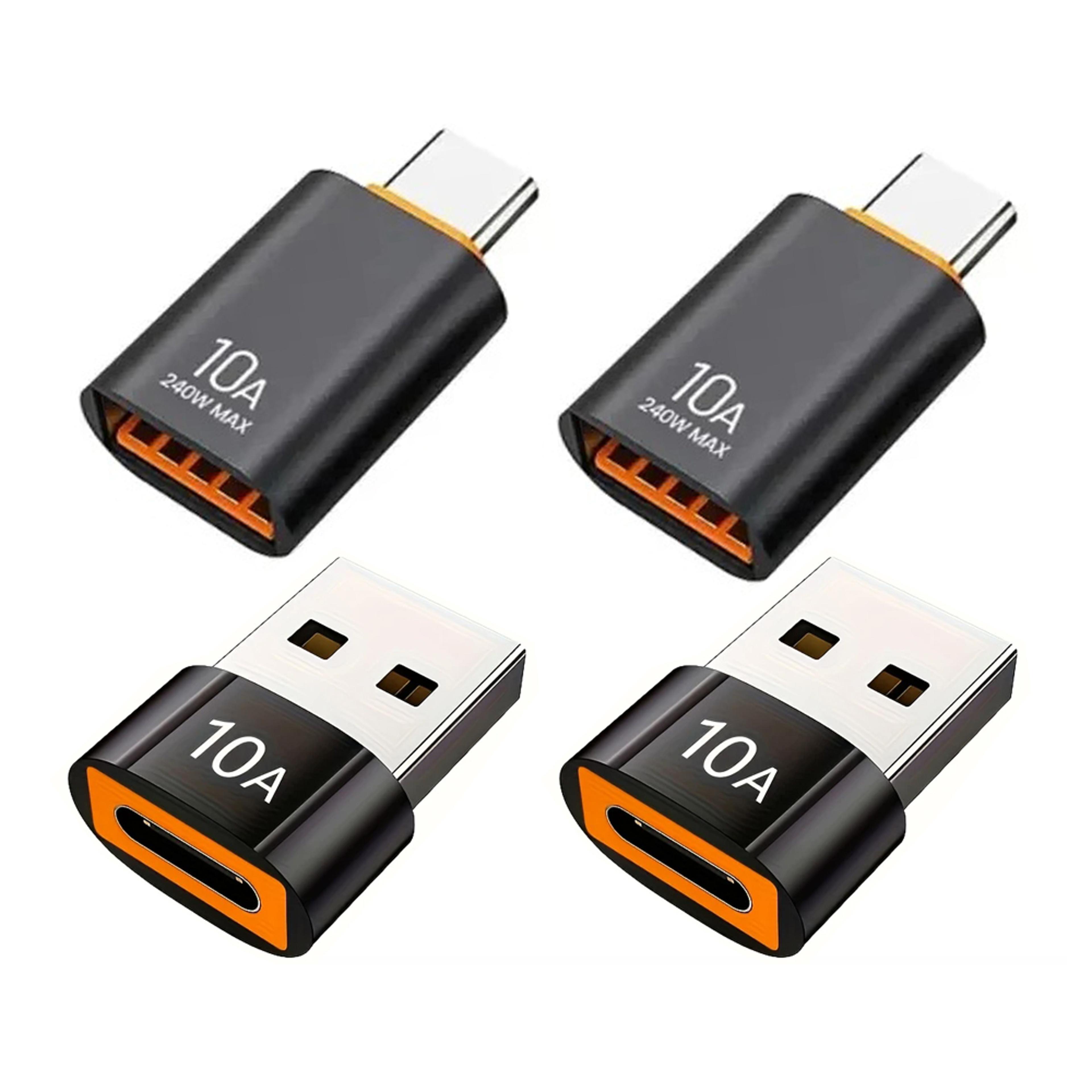 usb c to usb adapter usb otg converter with fast charging for macbook ipad samsung & more