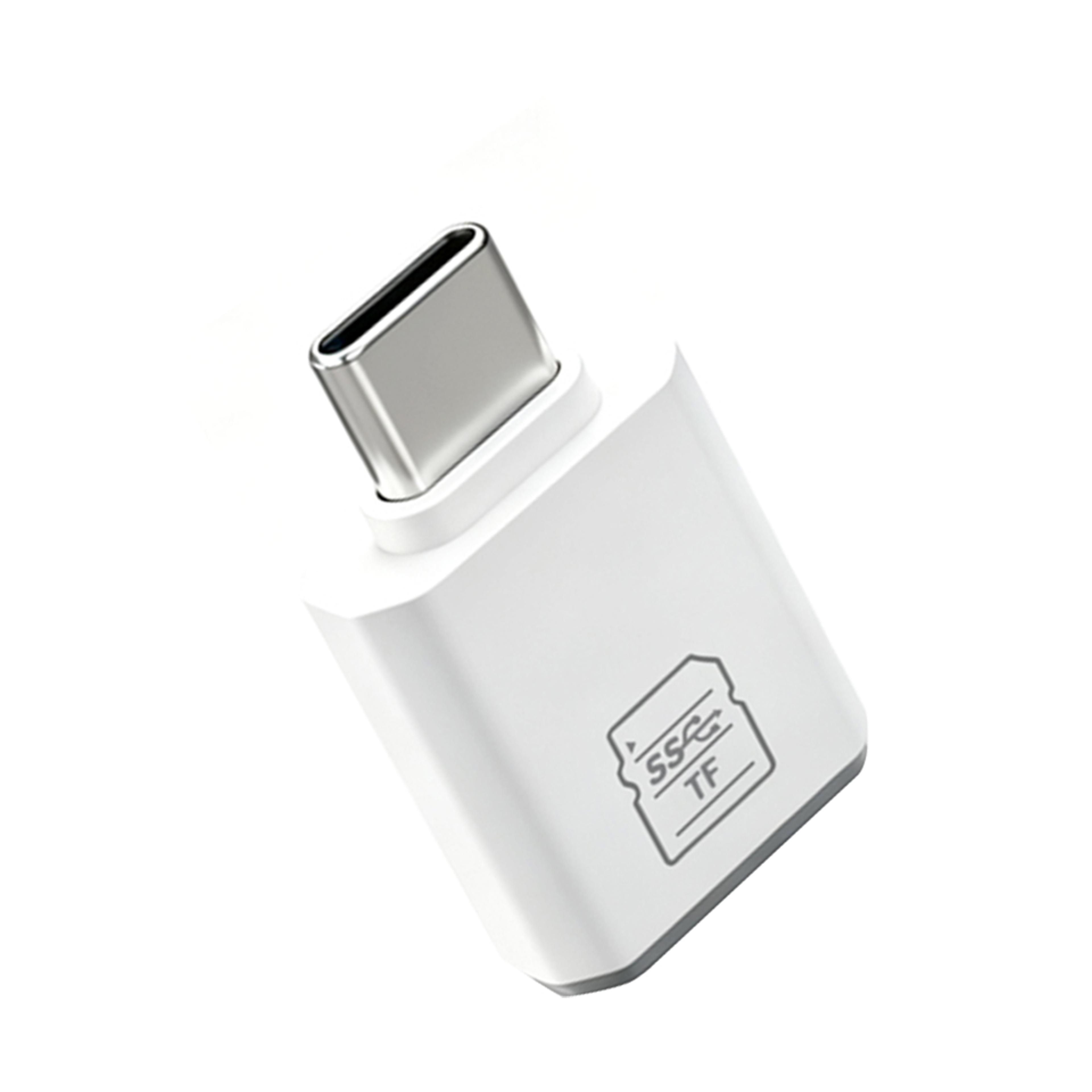 usb c tf card reader mini type c memory card reader adapter for pc laptop android devices