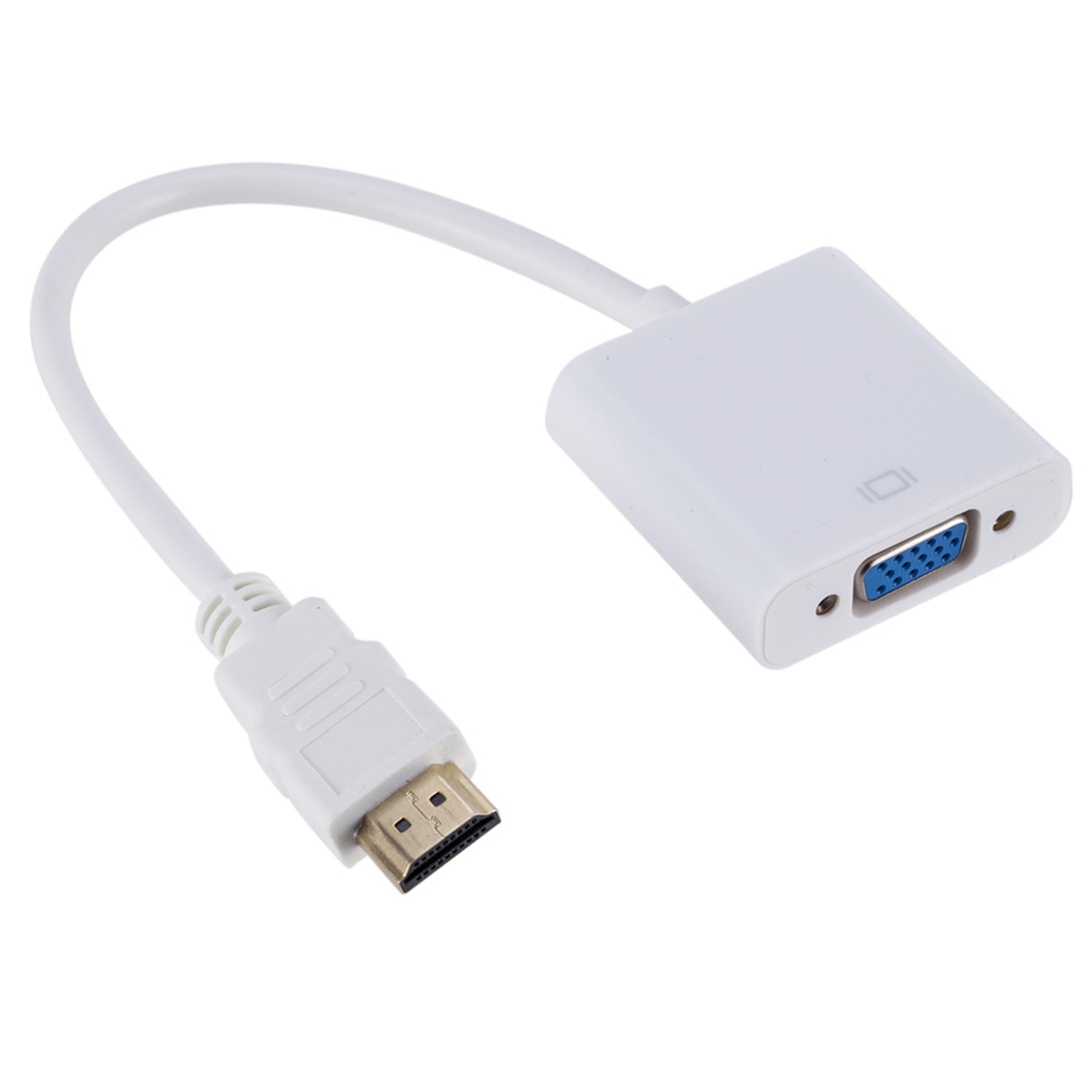 hdmi to vga adapter full hd converter cable for pc laptop ps4 tv projector monitor