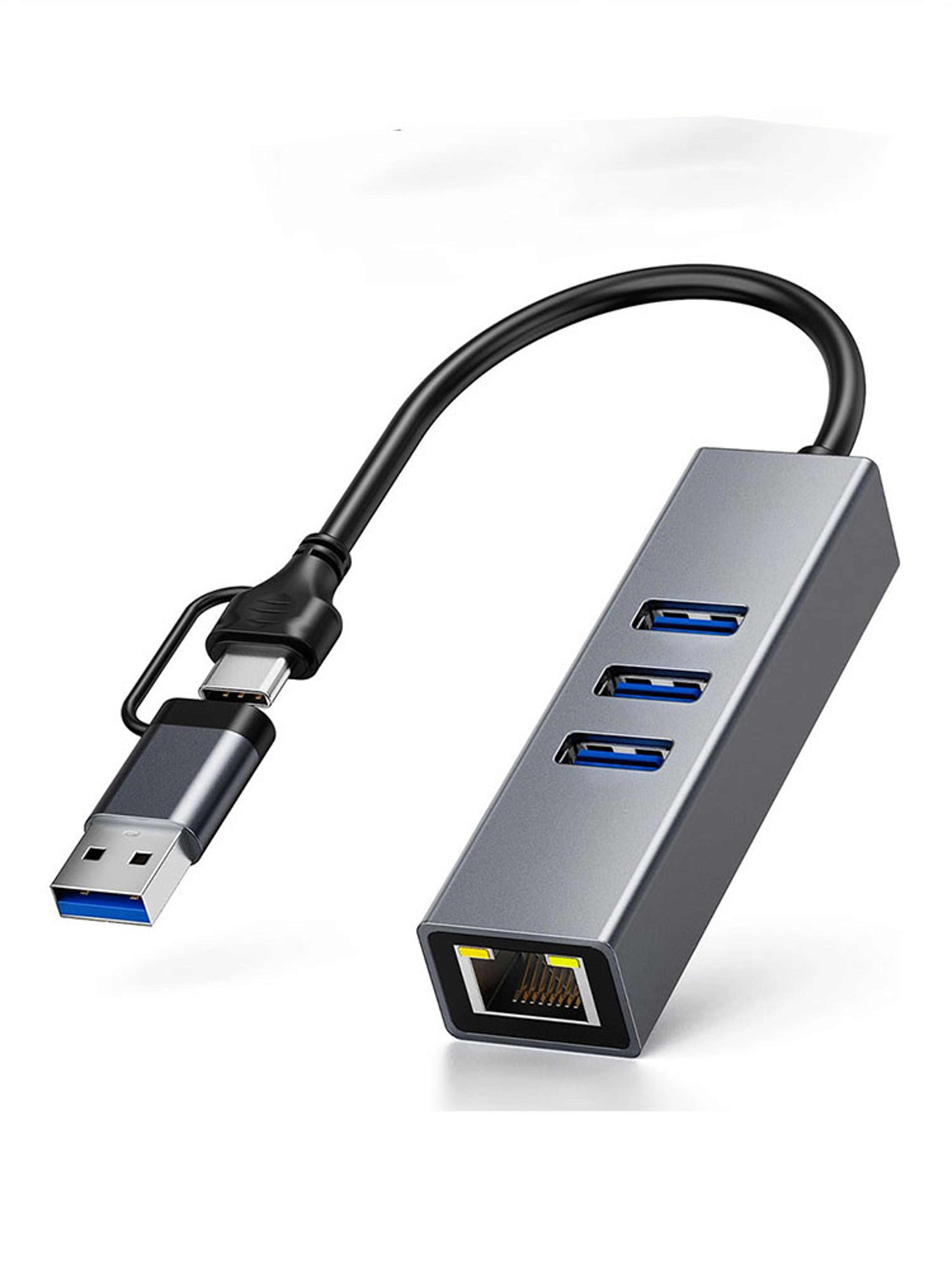 usb c ethernet hub usb hub with gigabit ethernet adapter for laptop and pc