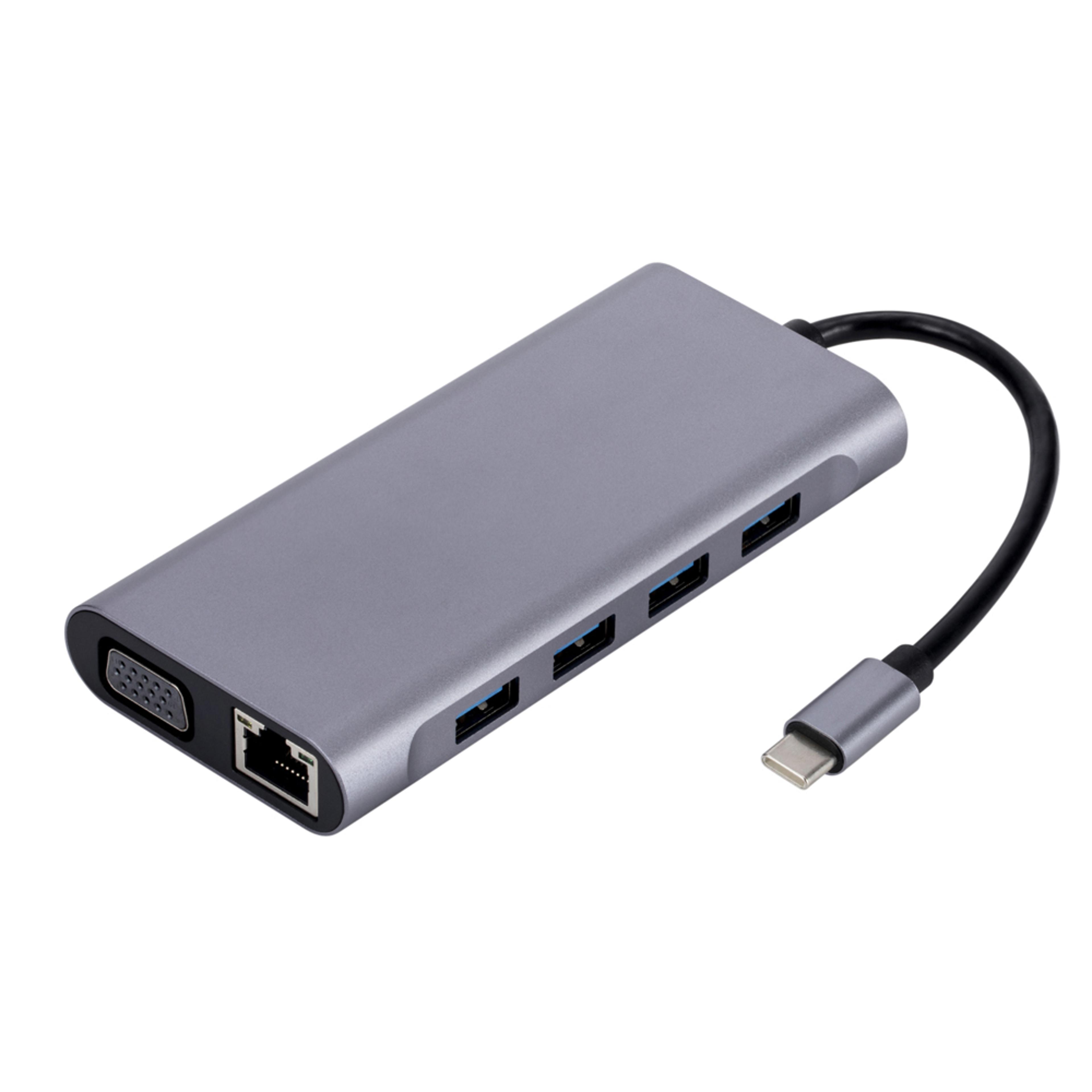 usb c docking station with 4k hdmi pd ethernet usb card reader multiport adapter