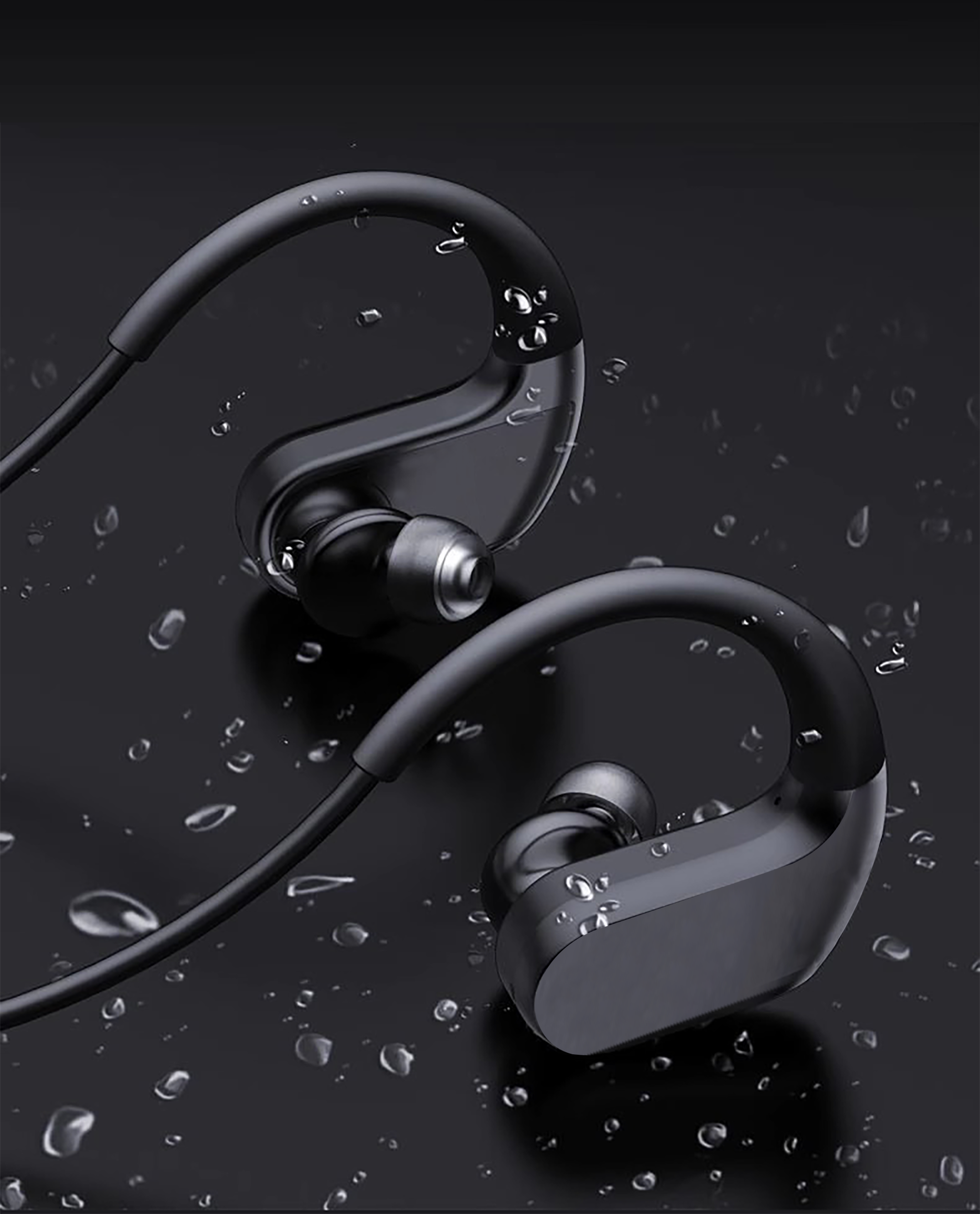 waterproof bluetooth swimming headphones with memory for sports and training