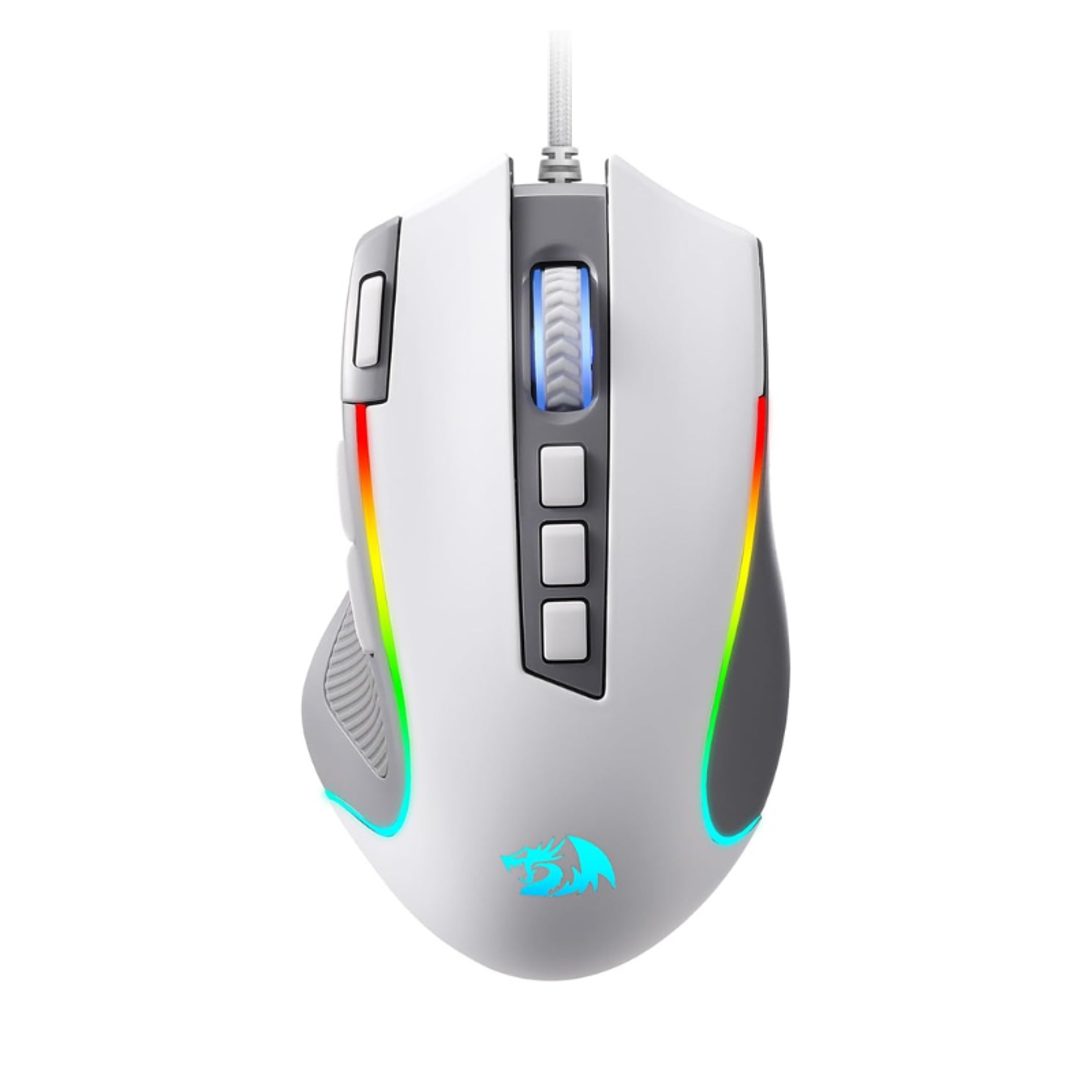 wired gaming mouse with programmable buttons and rgb backlit modes