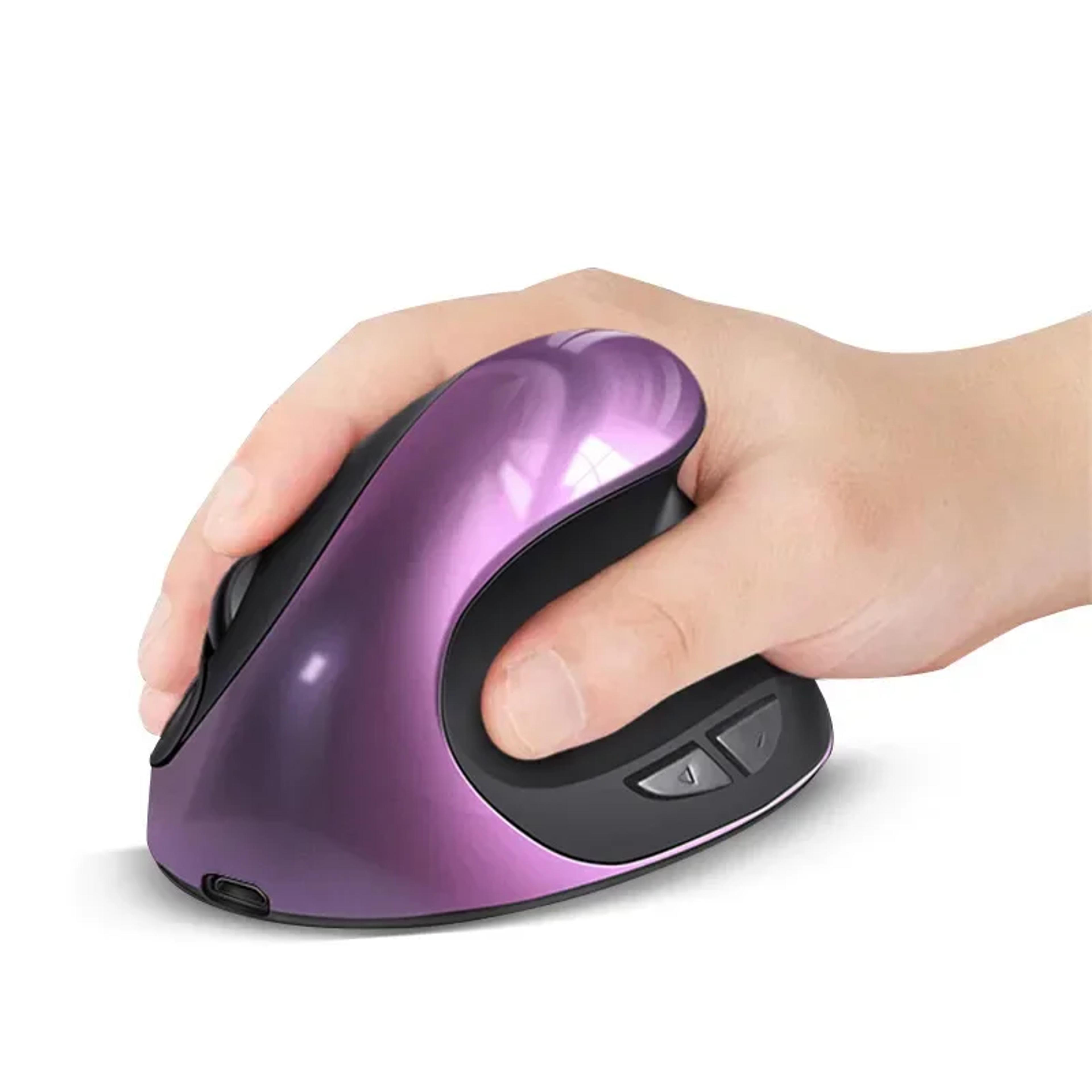 rechargeable ergonomic wireless mouse vertical usb mouse with adjustable dpi and 6 buttons