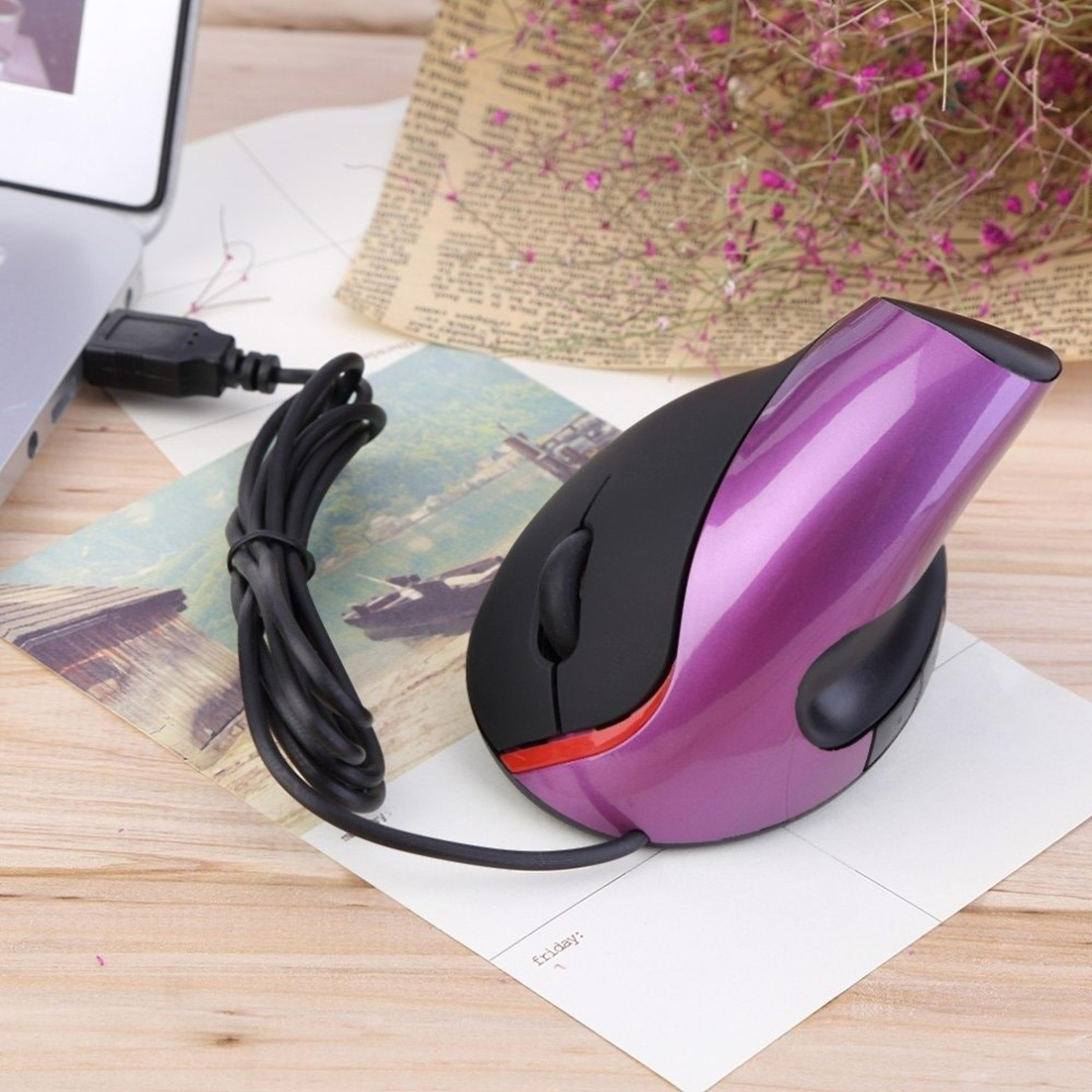 ergonomic vertical mouse usb wired dpi wrist support computer mouse for pc and laptop