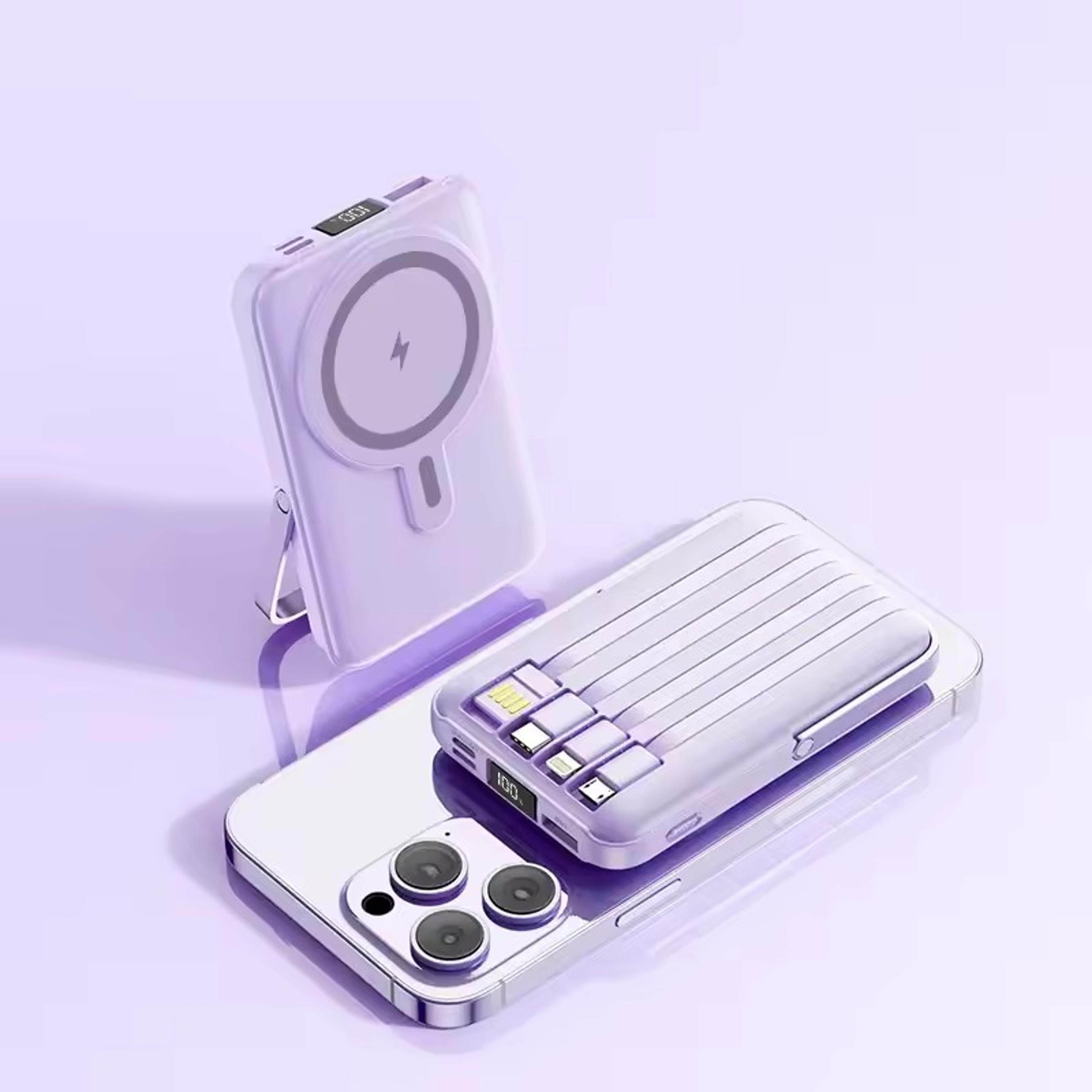 magsafe power bank fast magnetic wireless charger for iphone samsung xiaomis