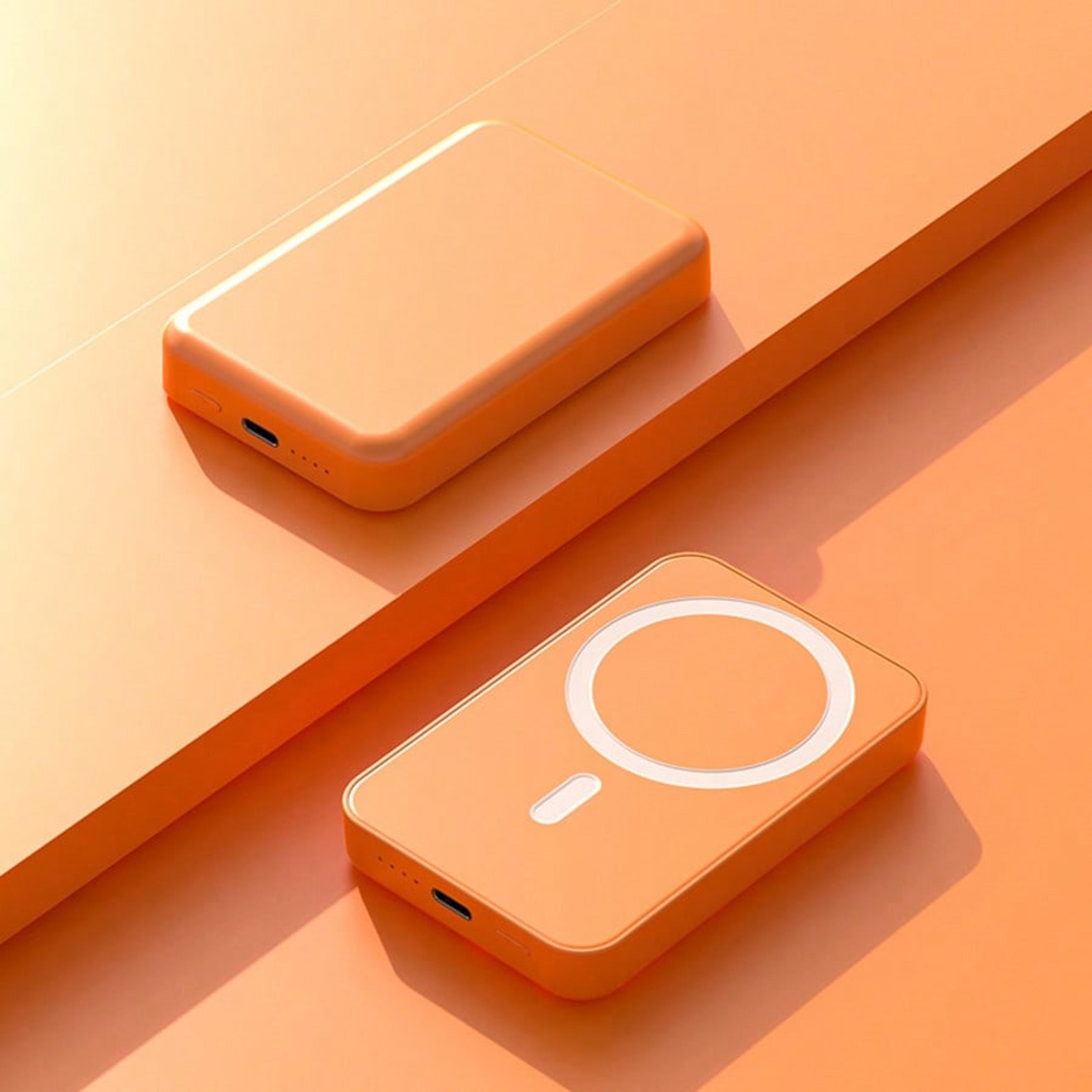magnetic wireless power bank fast portable charger for iphone and android mag ring device