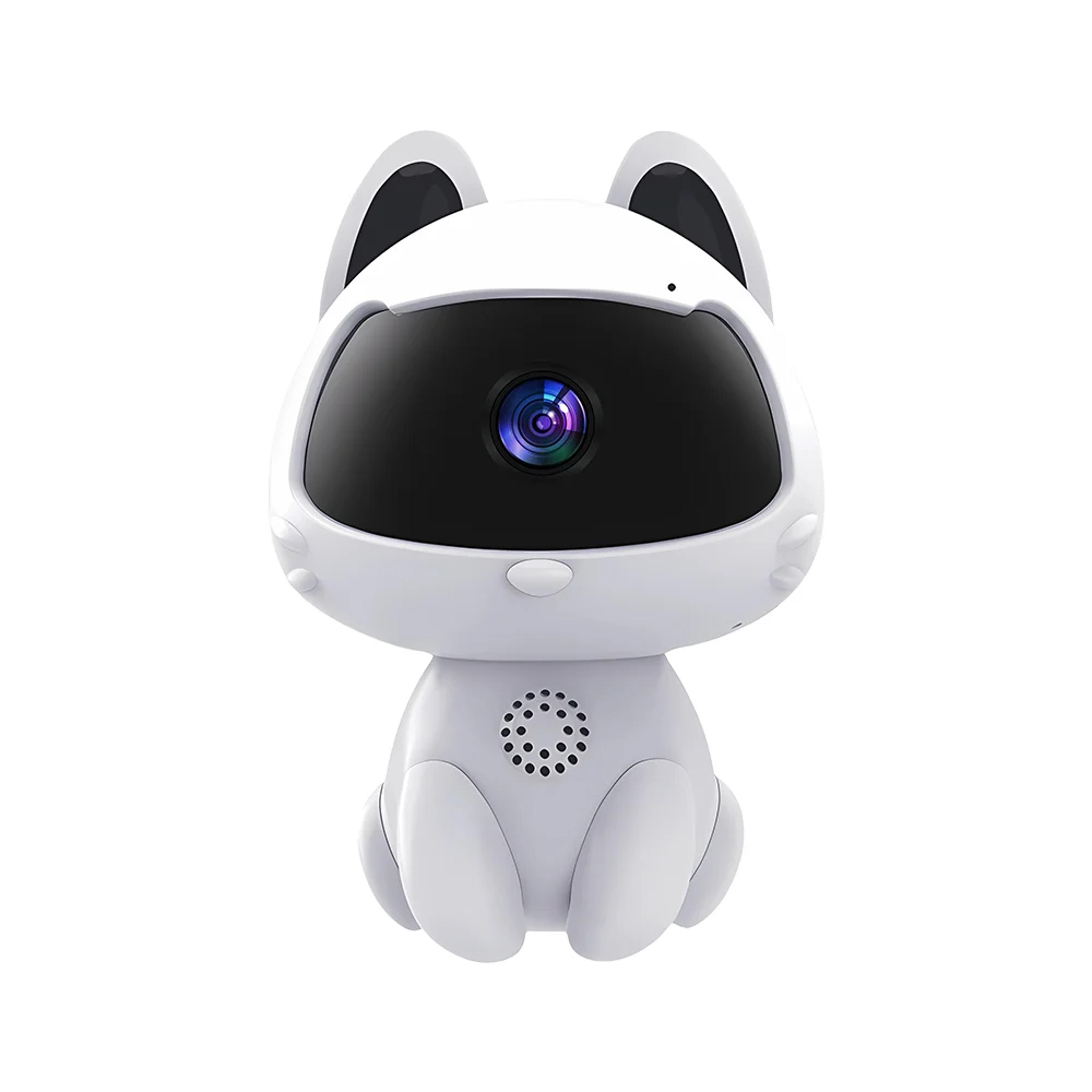 indoor wifi camera cat shape baby monitor with two way audio and night vision
