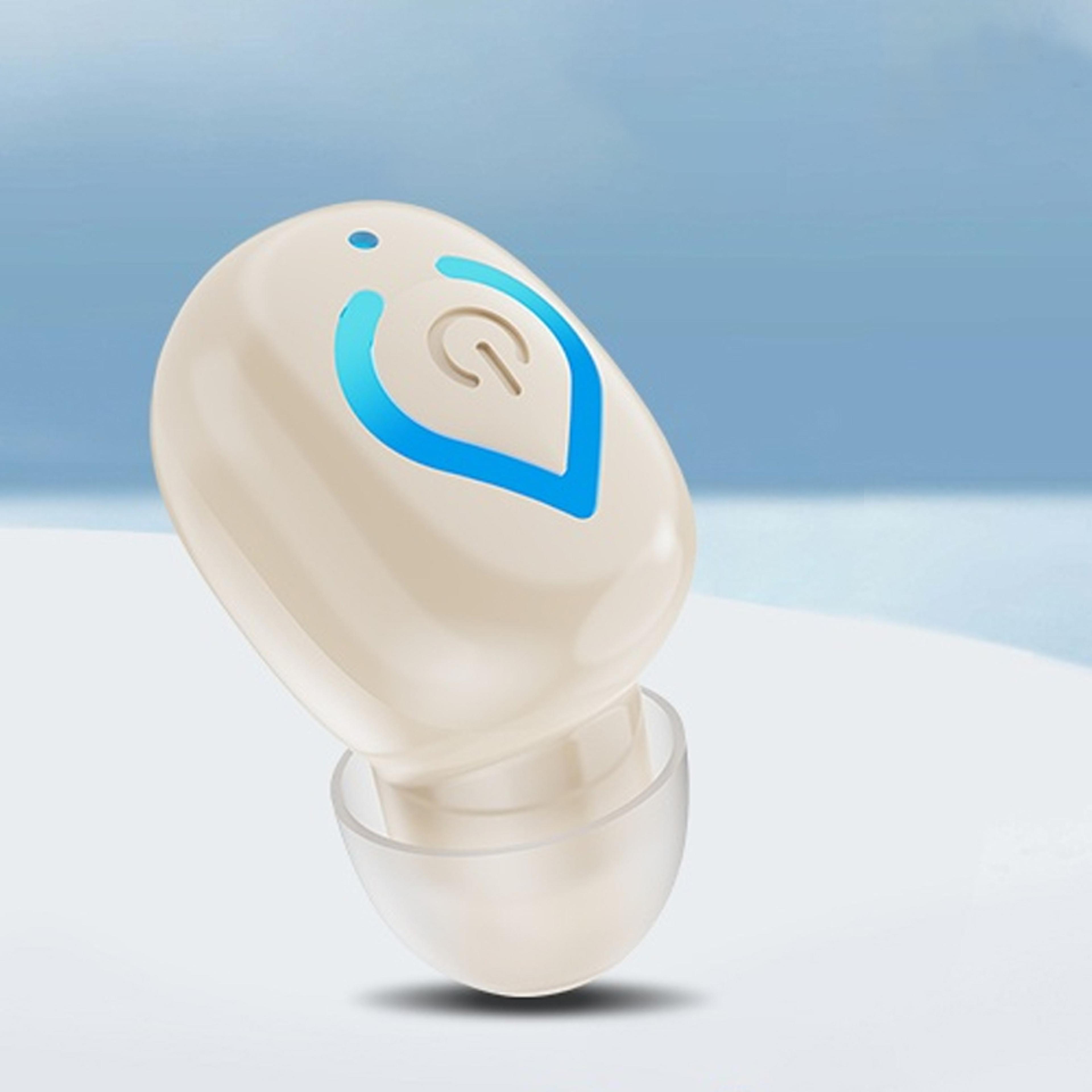 mini bluetooth headset wireless single earbud with microphone noise cancelling handsfree earphone