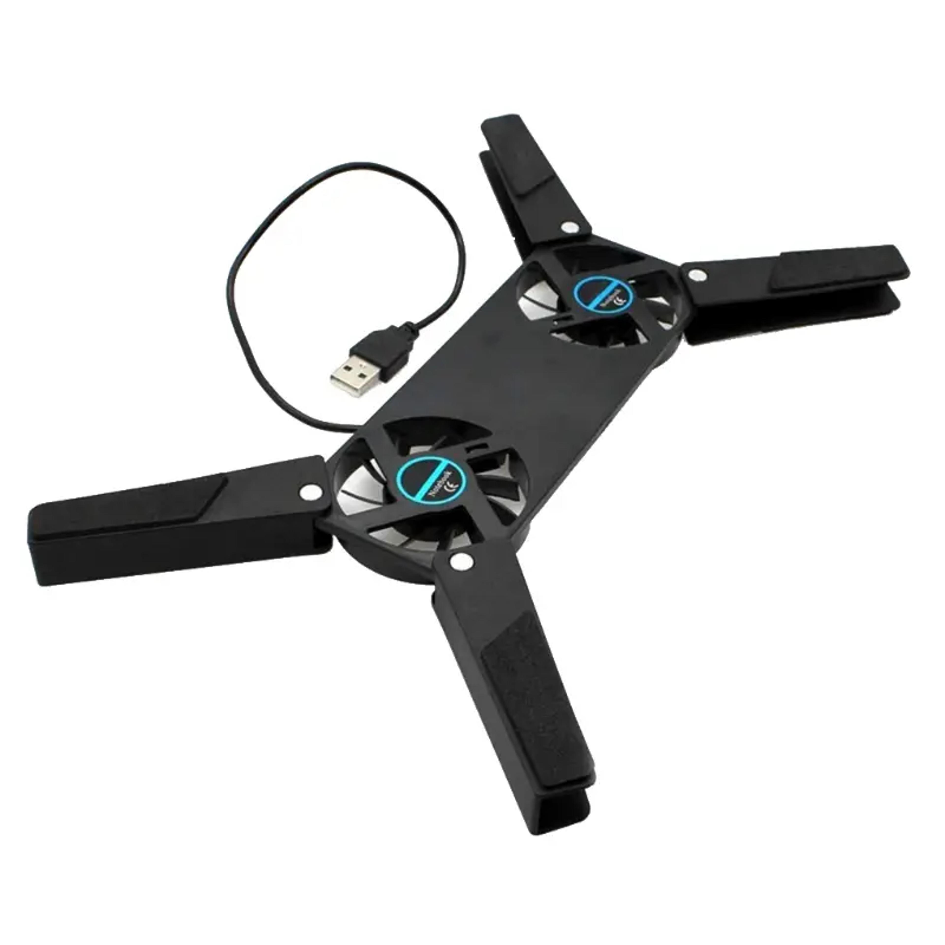laptop cooling pad with dual usb fans adjustable cooling stand for laptops