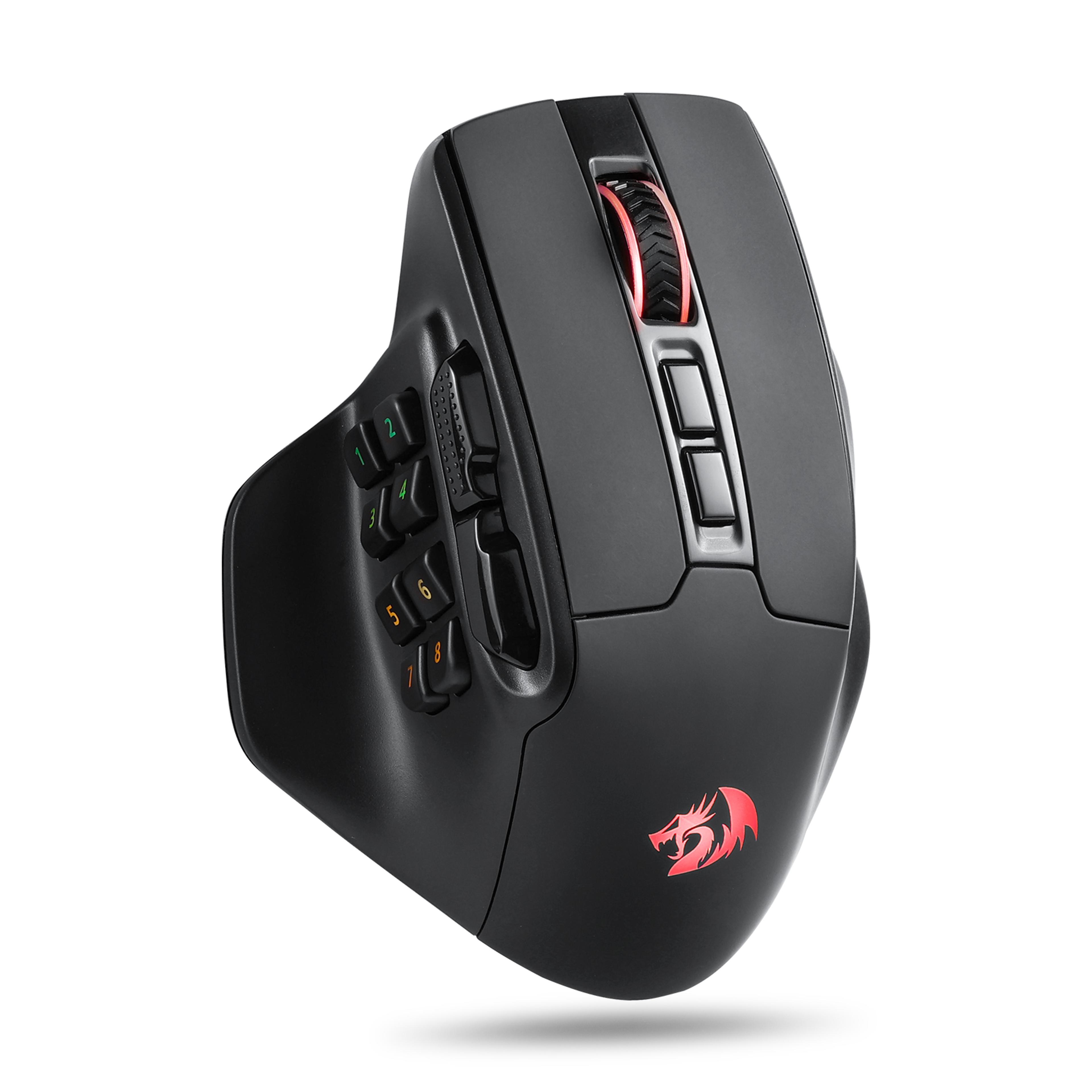 wireless mmo gaming mouse rgb programmable mouse with buttons and macro keys