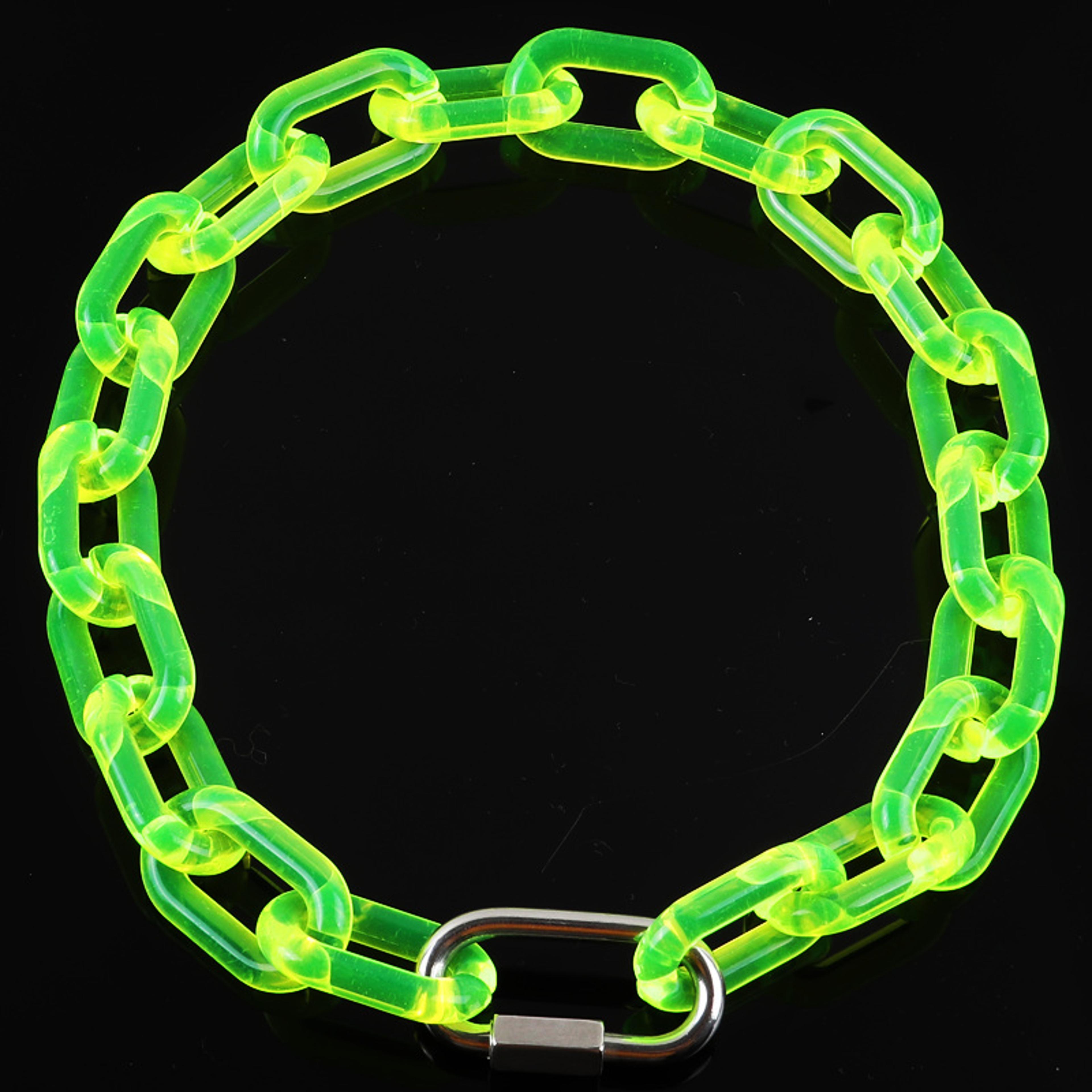 transparent acrylic chain necklace bold chunky geometric statement necklace for women & men