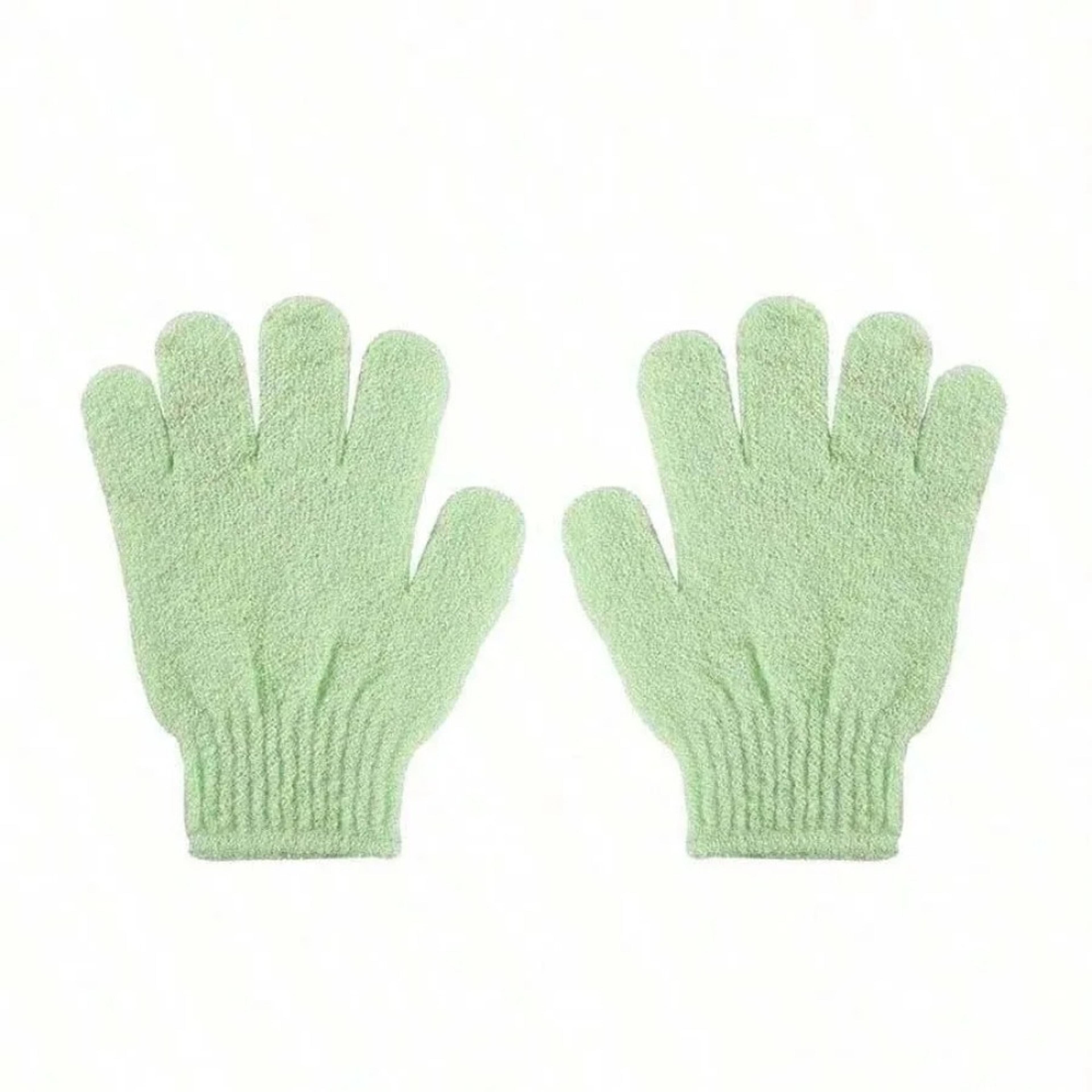 reversible exfoliating shower gloves for deep cleansing & smooth skin