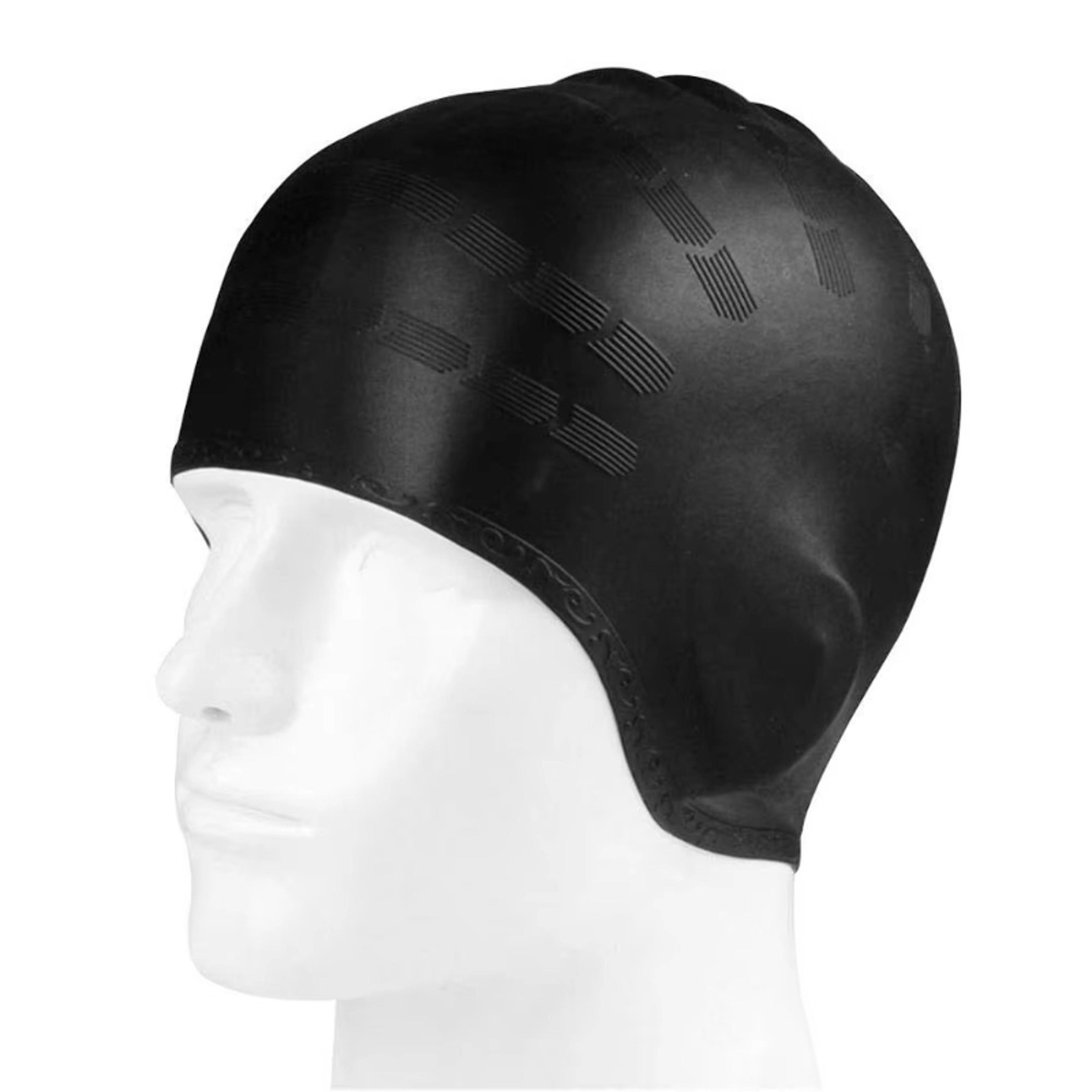 premium silicone swim cap for long hair waterproof adult swimming cap with ear protection