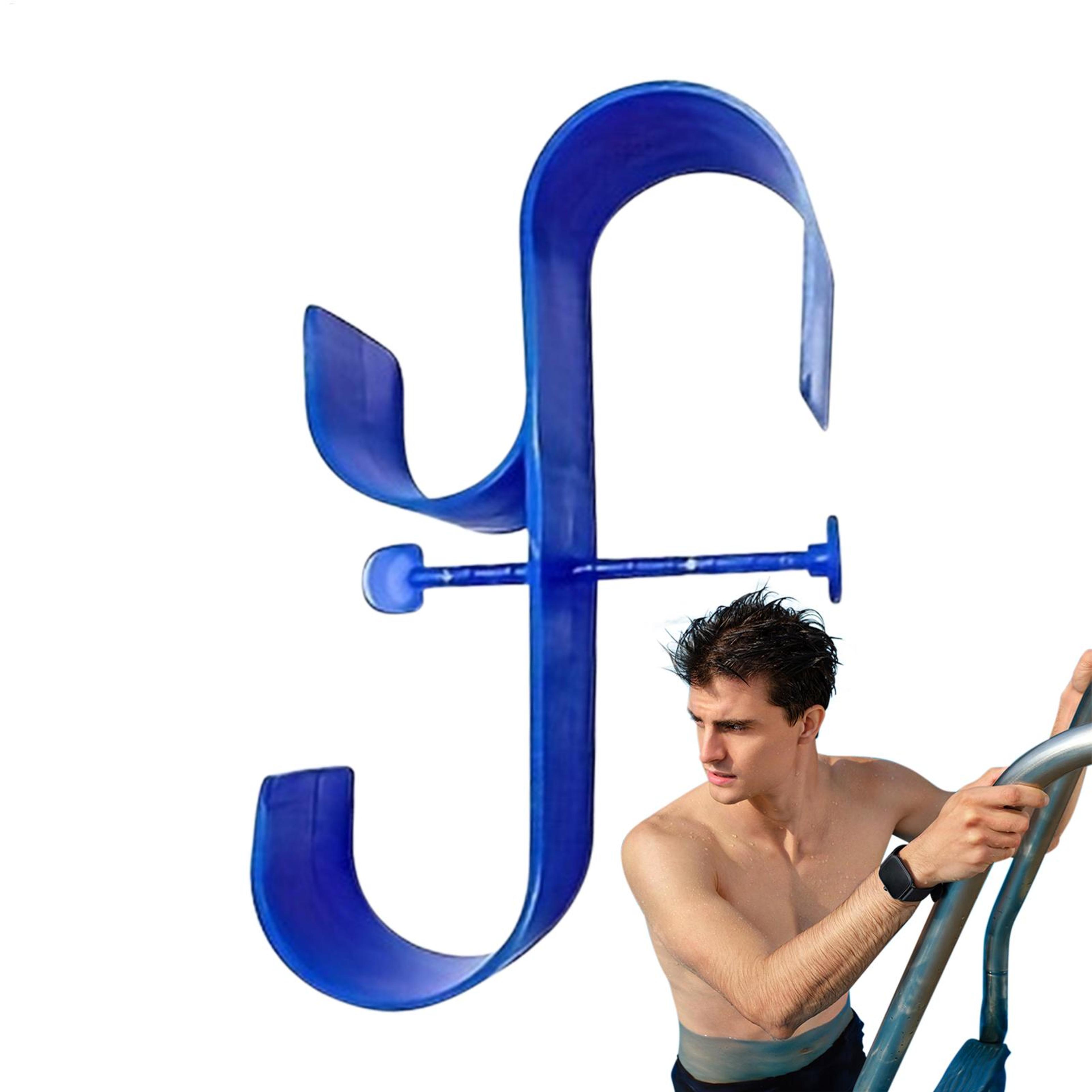 adjustable pool pole hanger & pool tool holder for above ground pool accessories