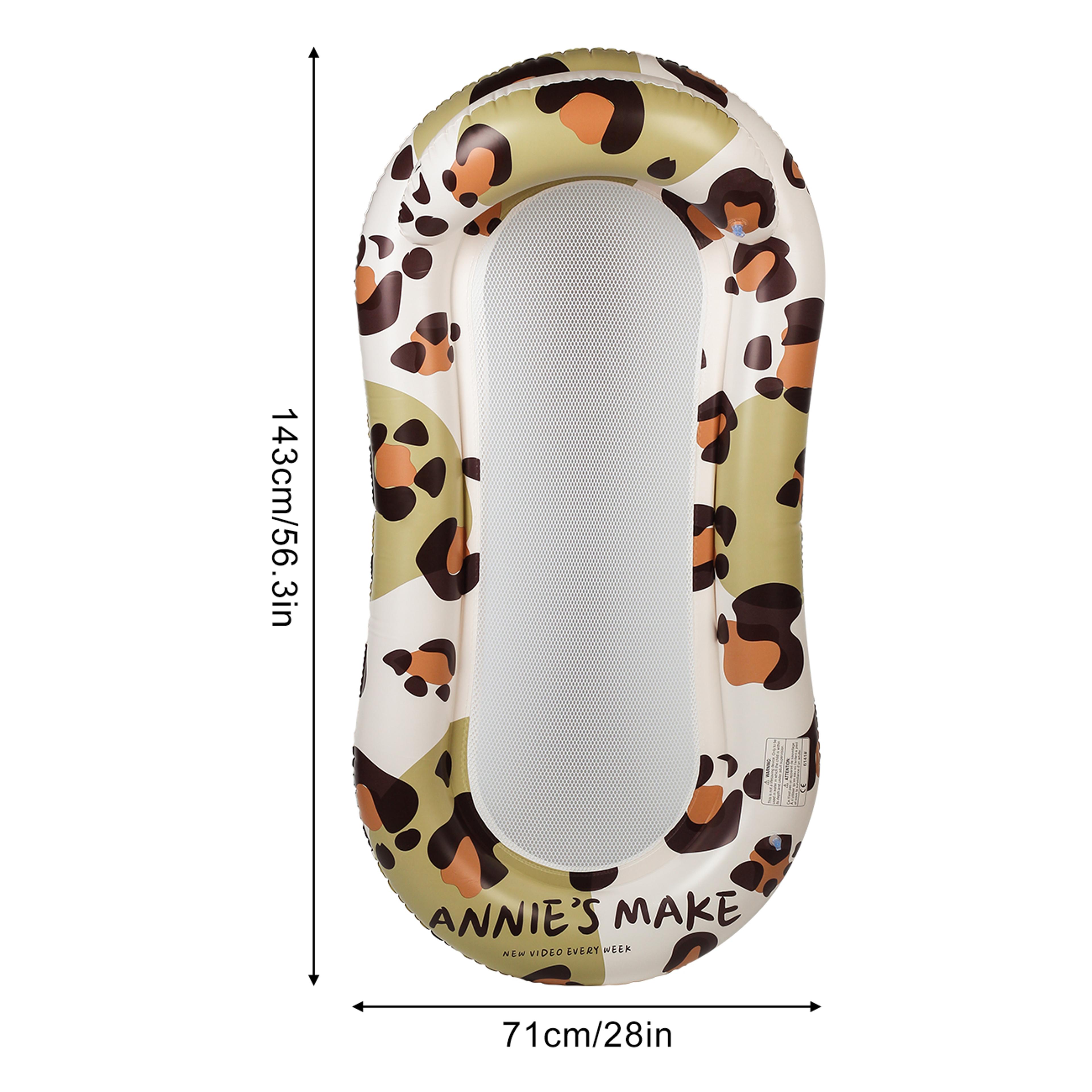 green leaf inflatable pool float adult floating pool mattress lounge raft