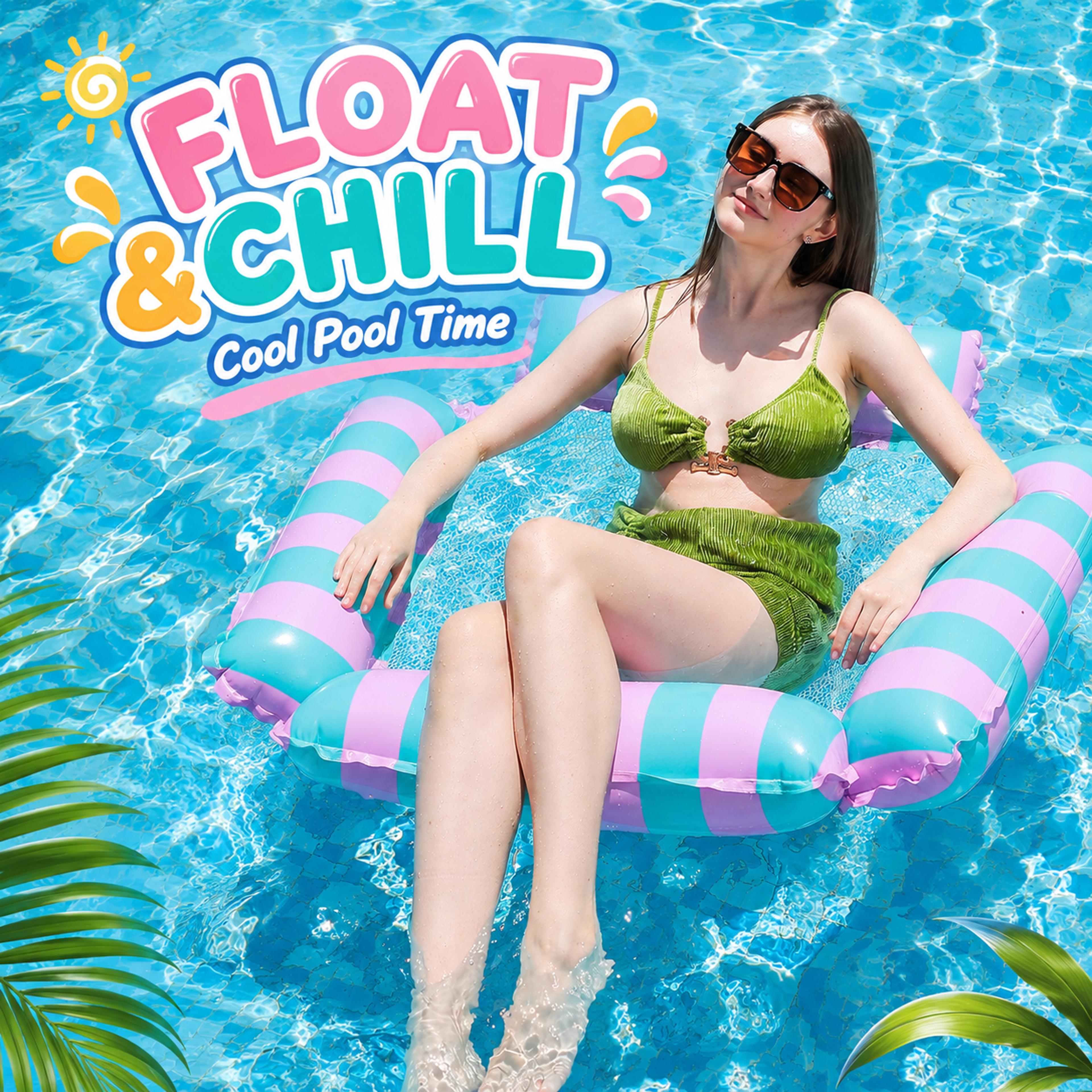 cooling mesh inflatable pool float water hammock chair for adults portable pool lounge chair for summer
