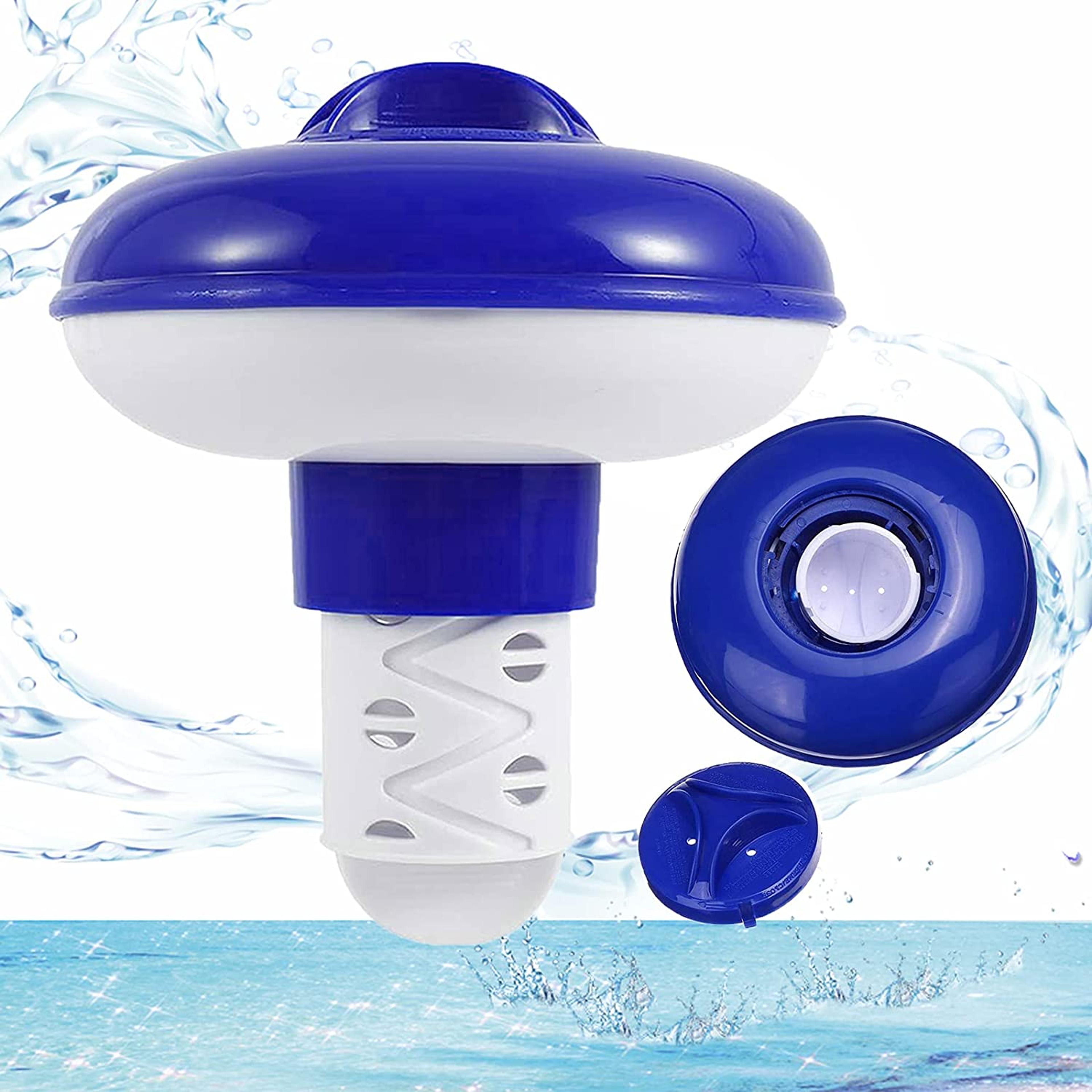 floating chlorine dispenser for pools adjustable pool chemical dispenser with secure lid