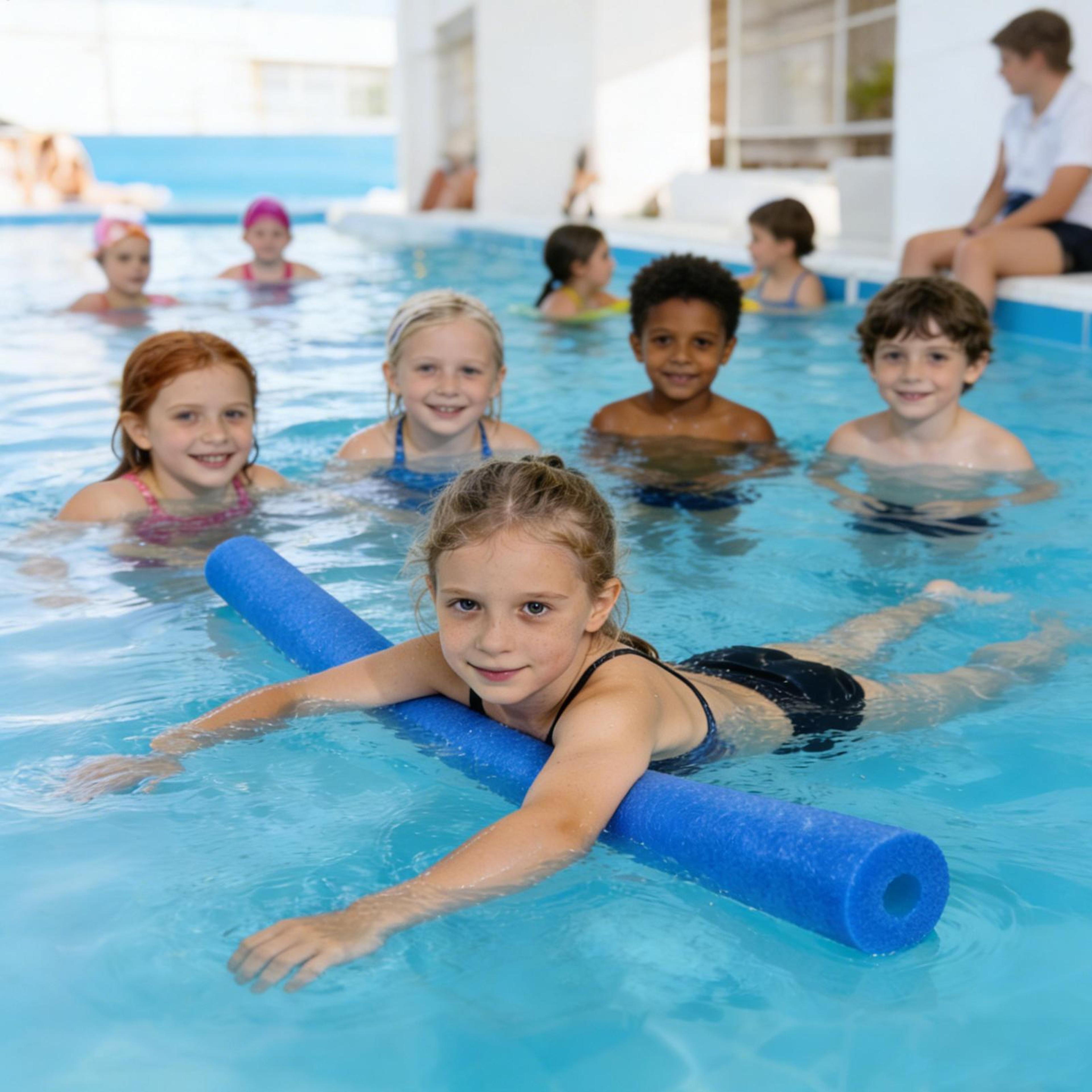 soft pool noodles foam float for pool, beach & river fun lightweight water float stick