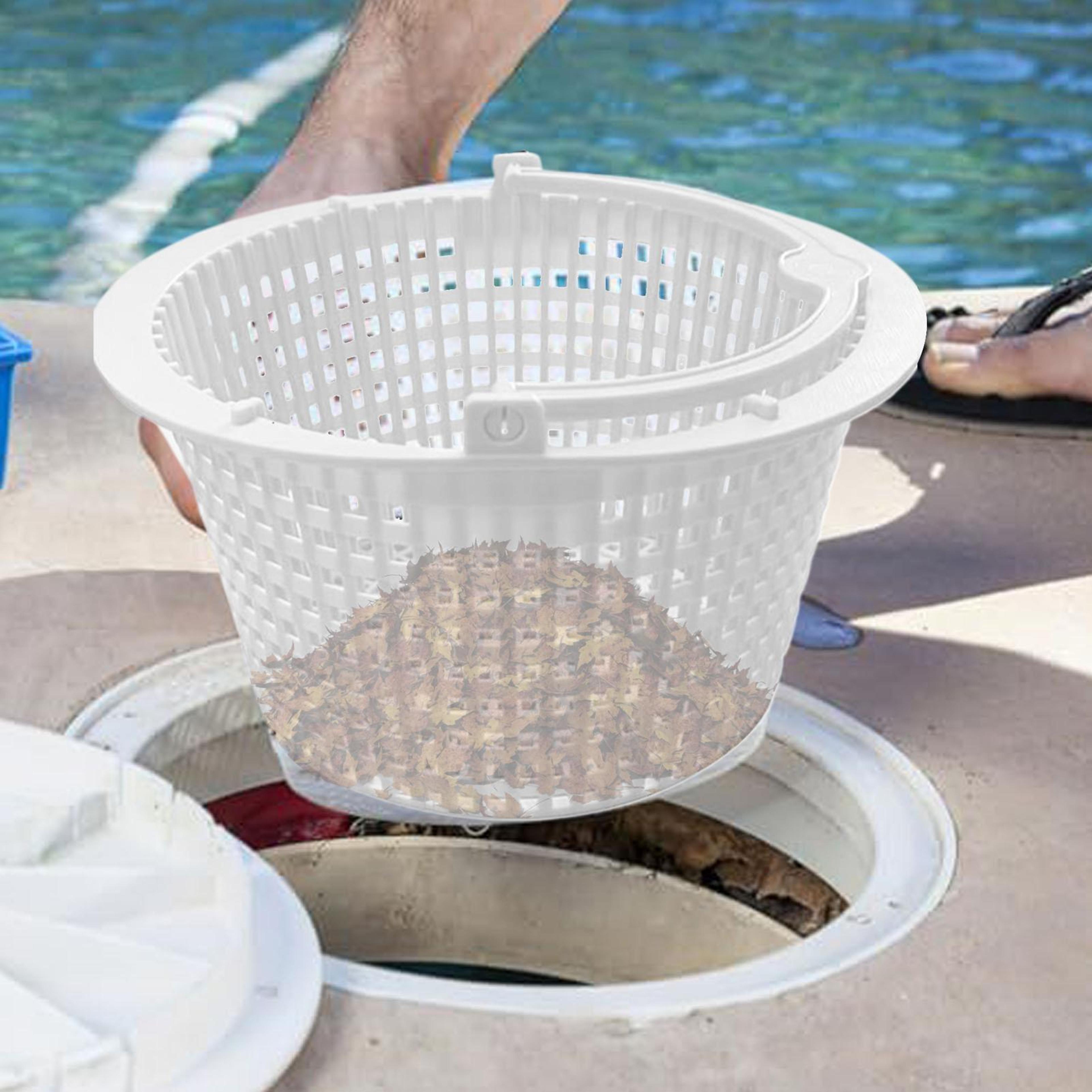 heavy duty pool skimmer basket with handle replacement skimmer basket for above ground pools