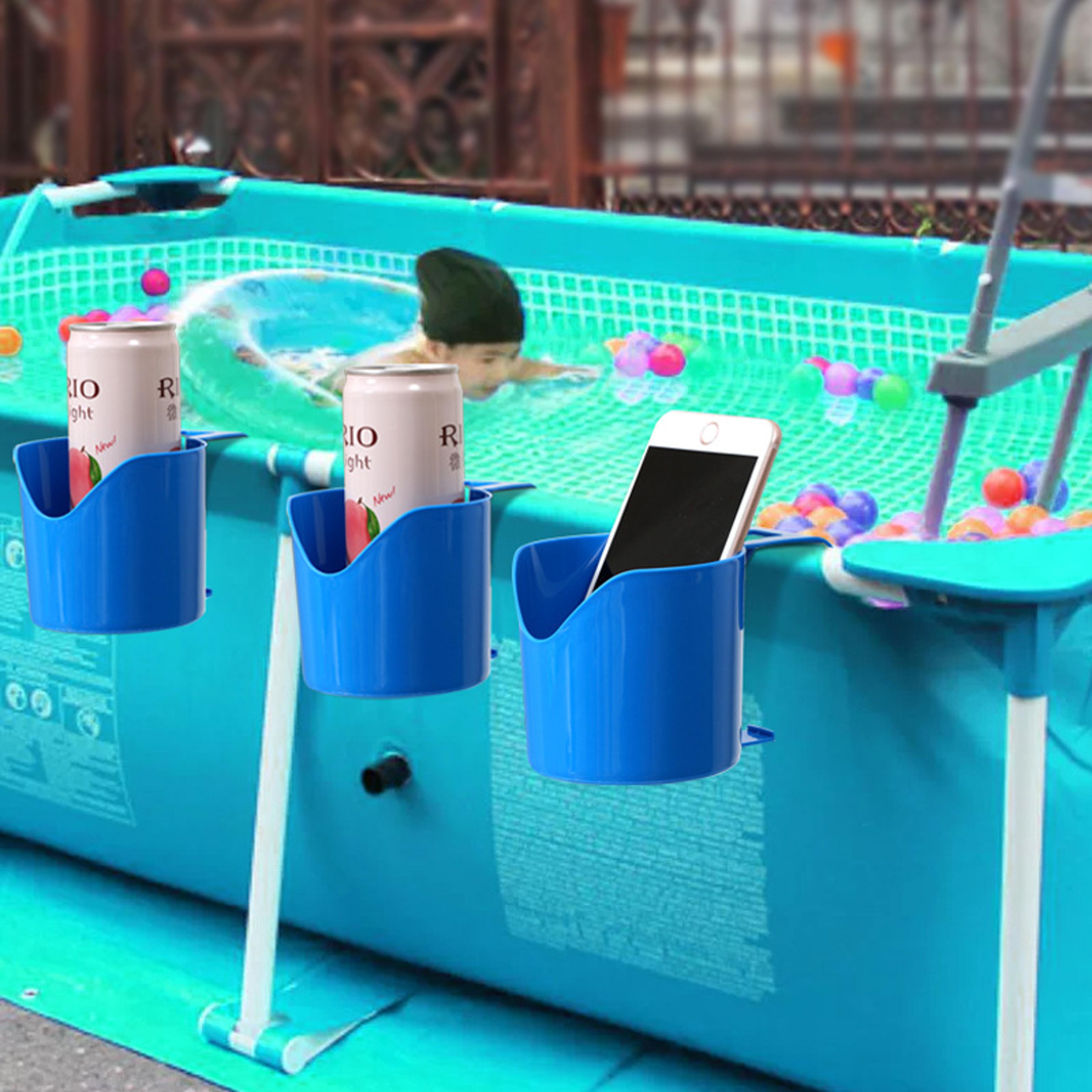 floating pool drink holder & beverage caddy for pool parties