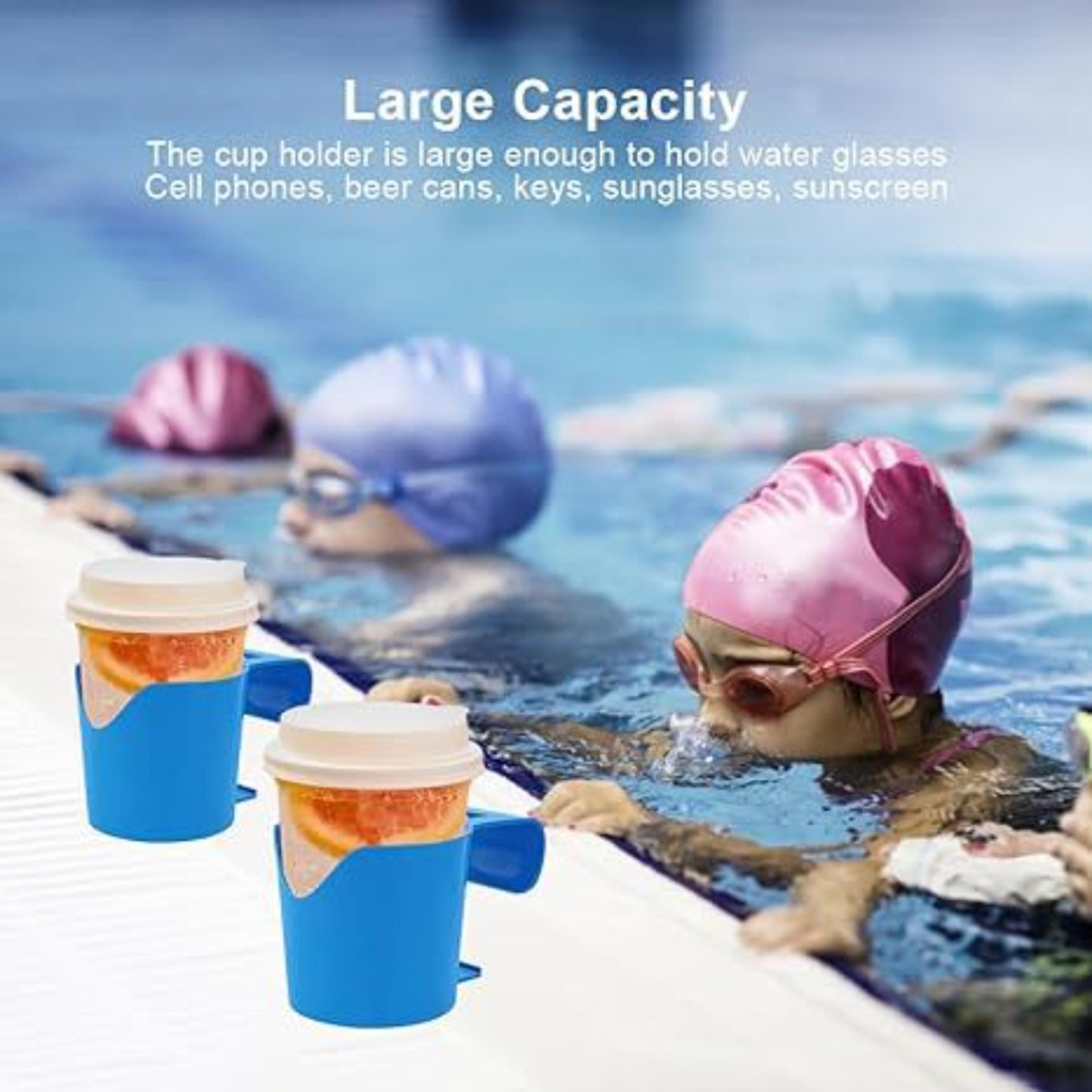 poolside essentials storage rack poolside organizer for drinks, tools & swimming pool accessories