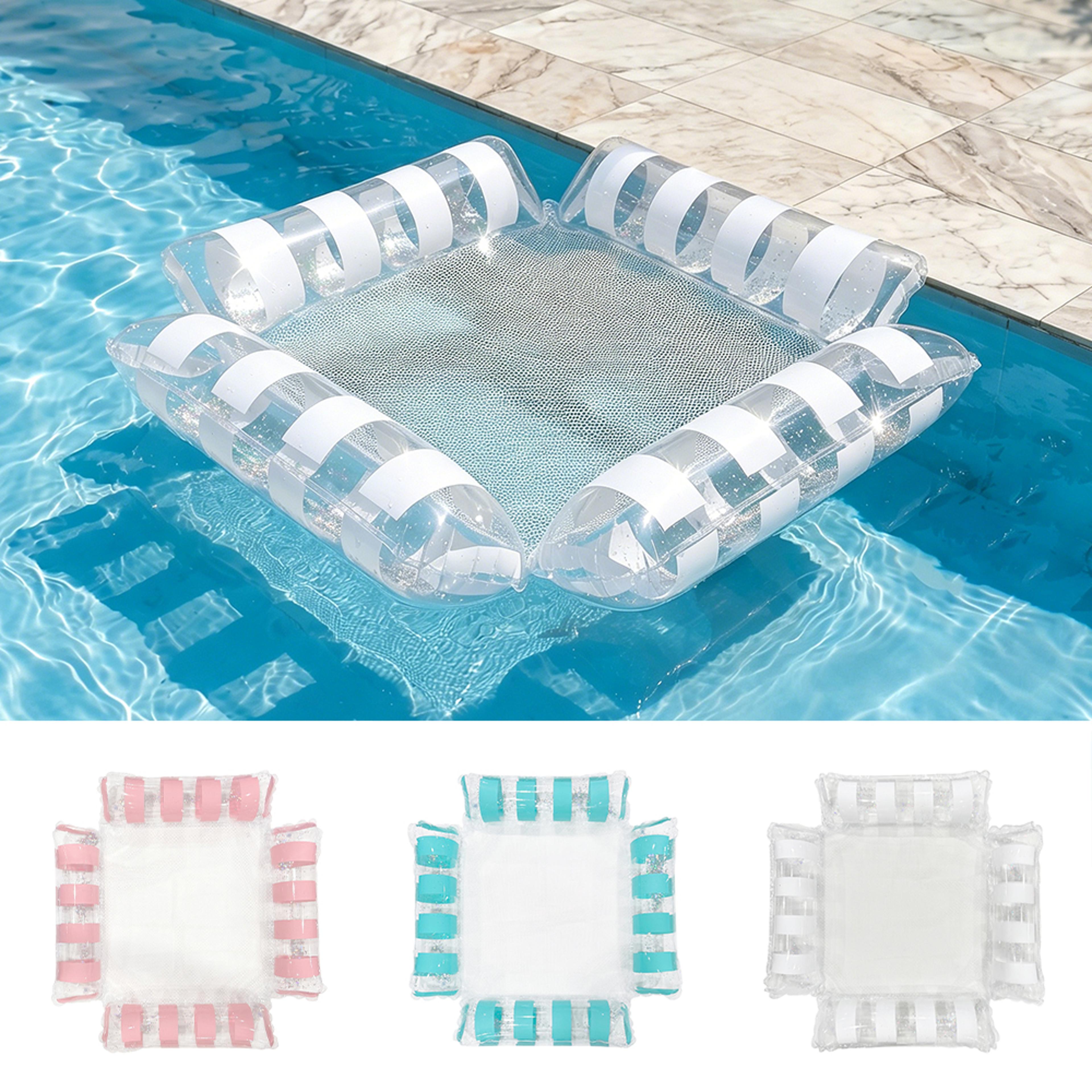 pool hammock float inflatable pool float & water lounge for adults
